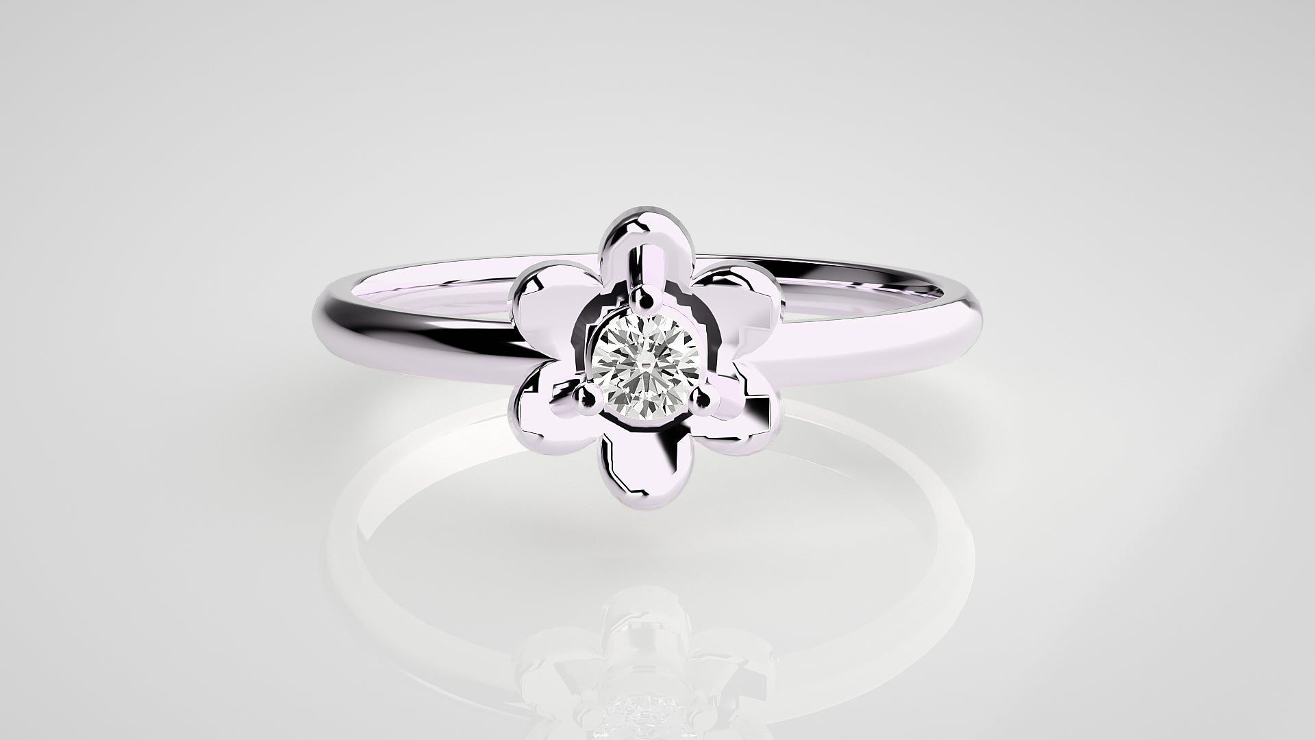 White Gold Ring