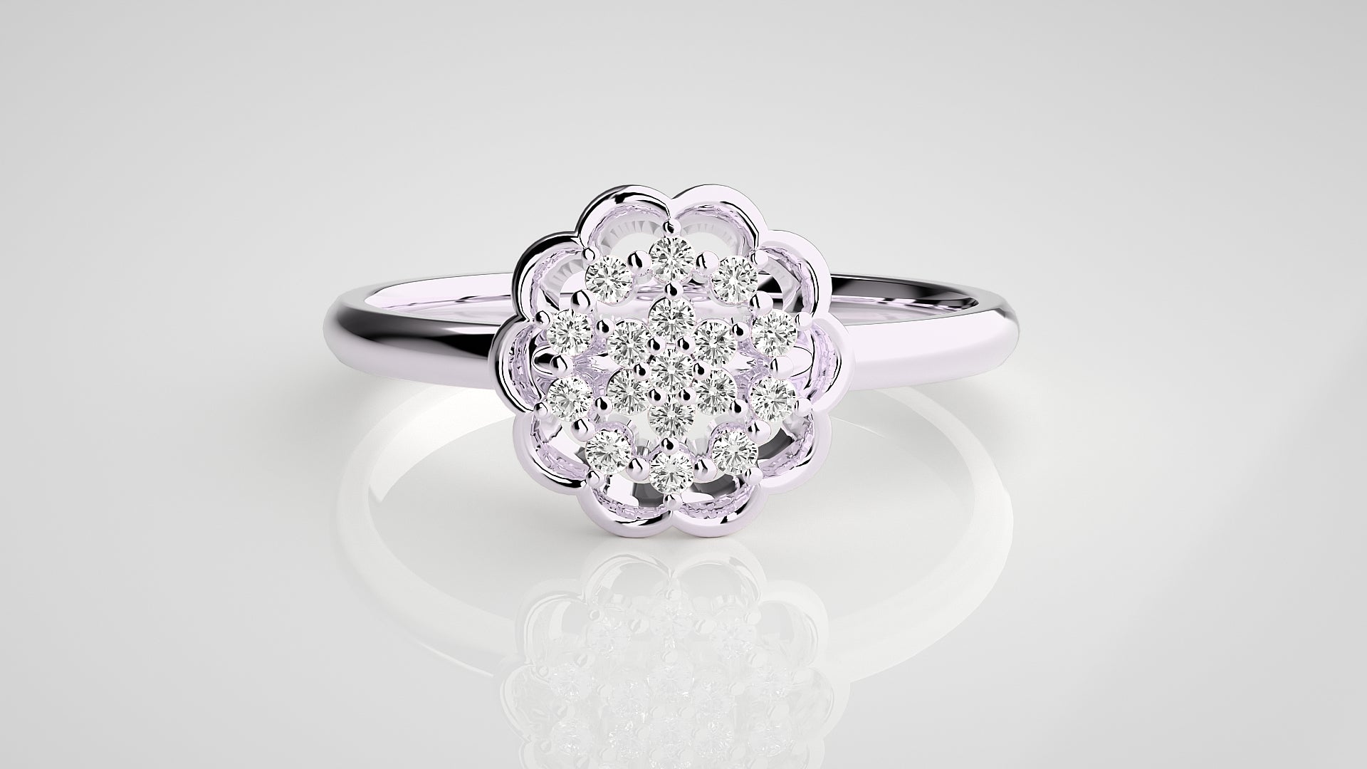 White Gold Ring