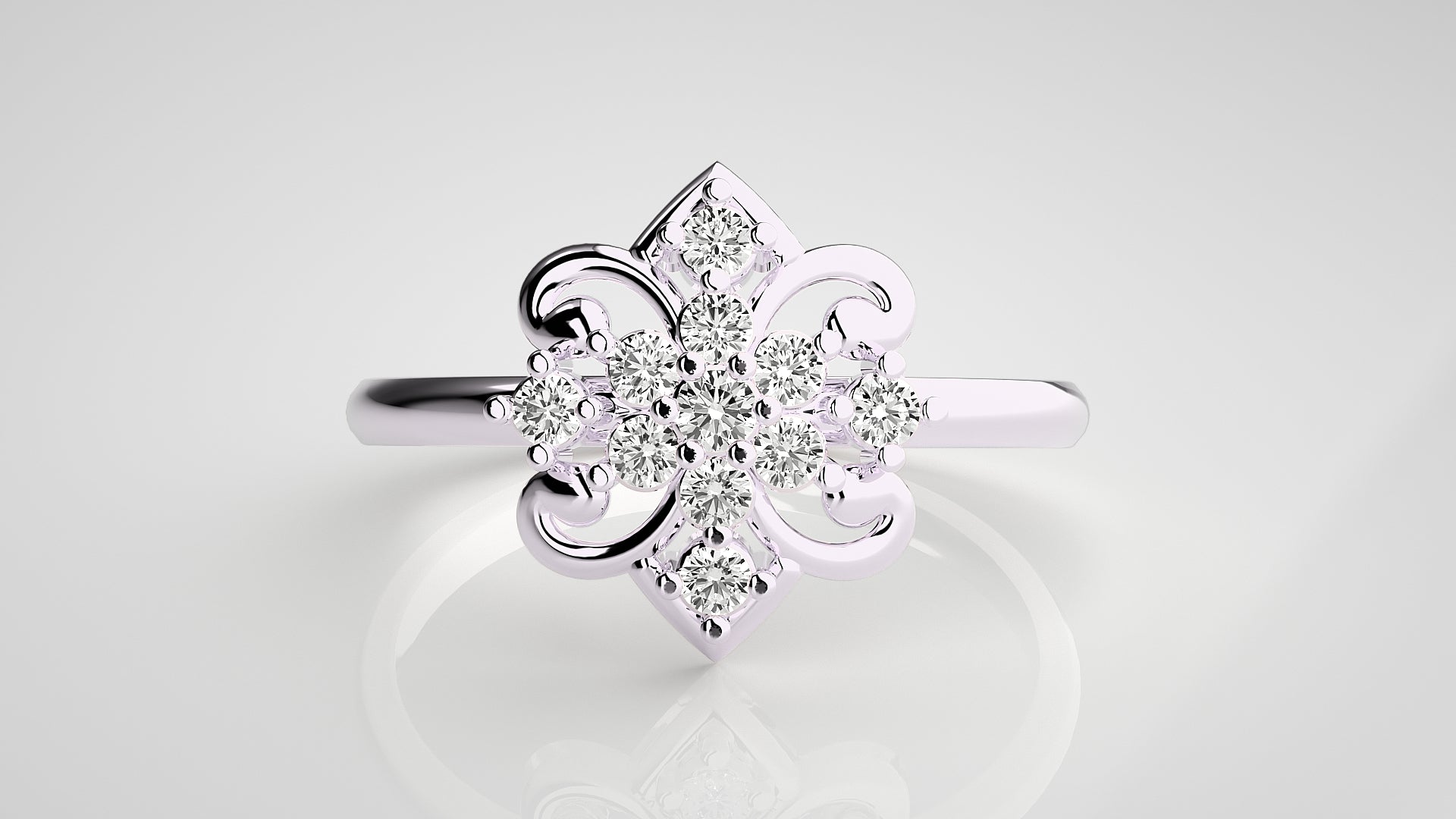 White Gold Ring