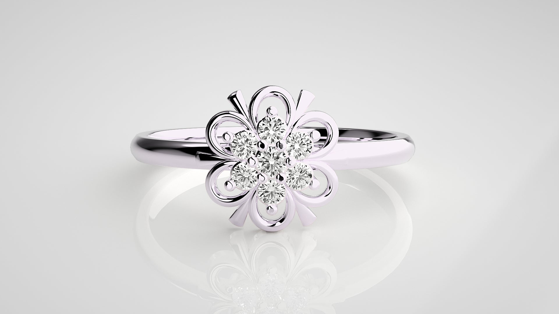 White Gold Ring