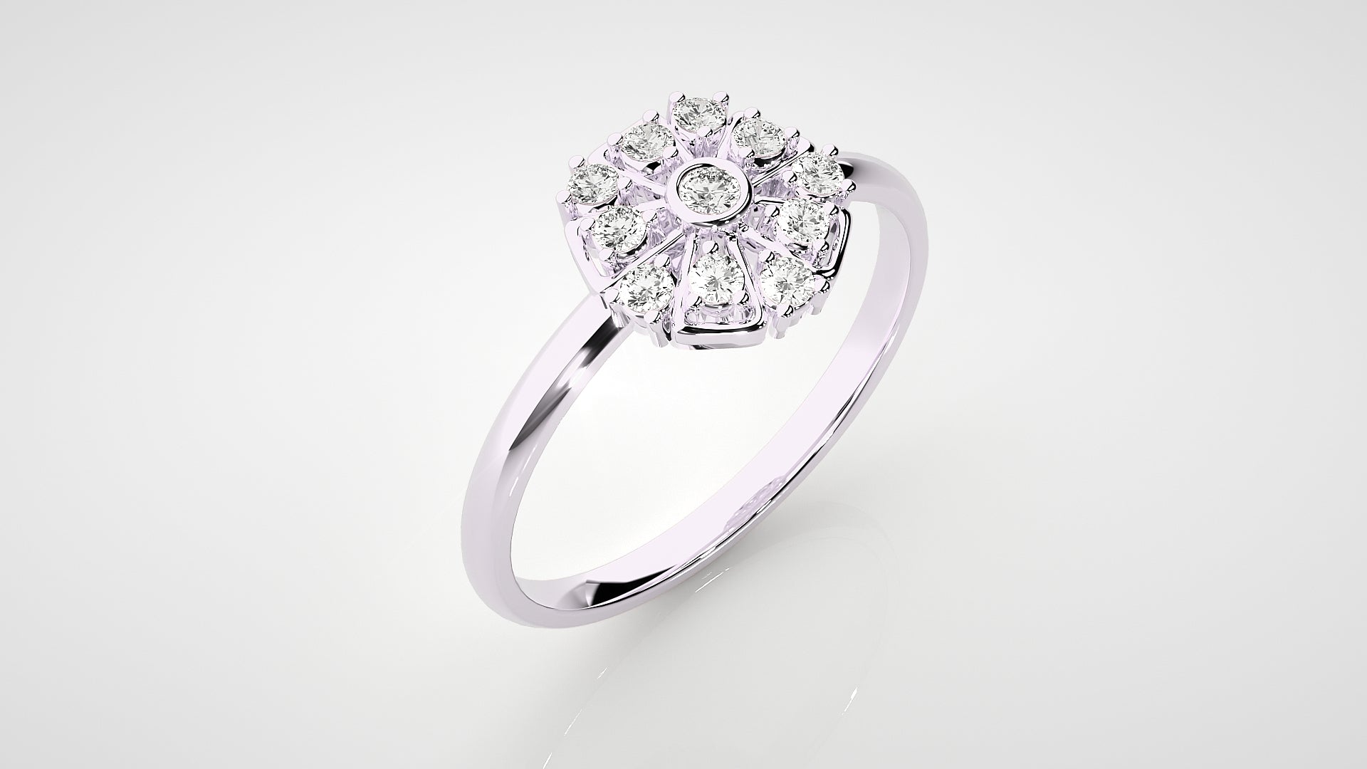 White Gold Ring