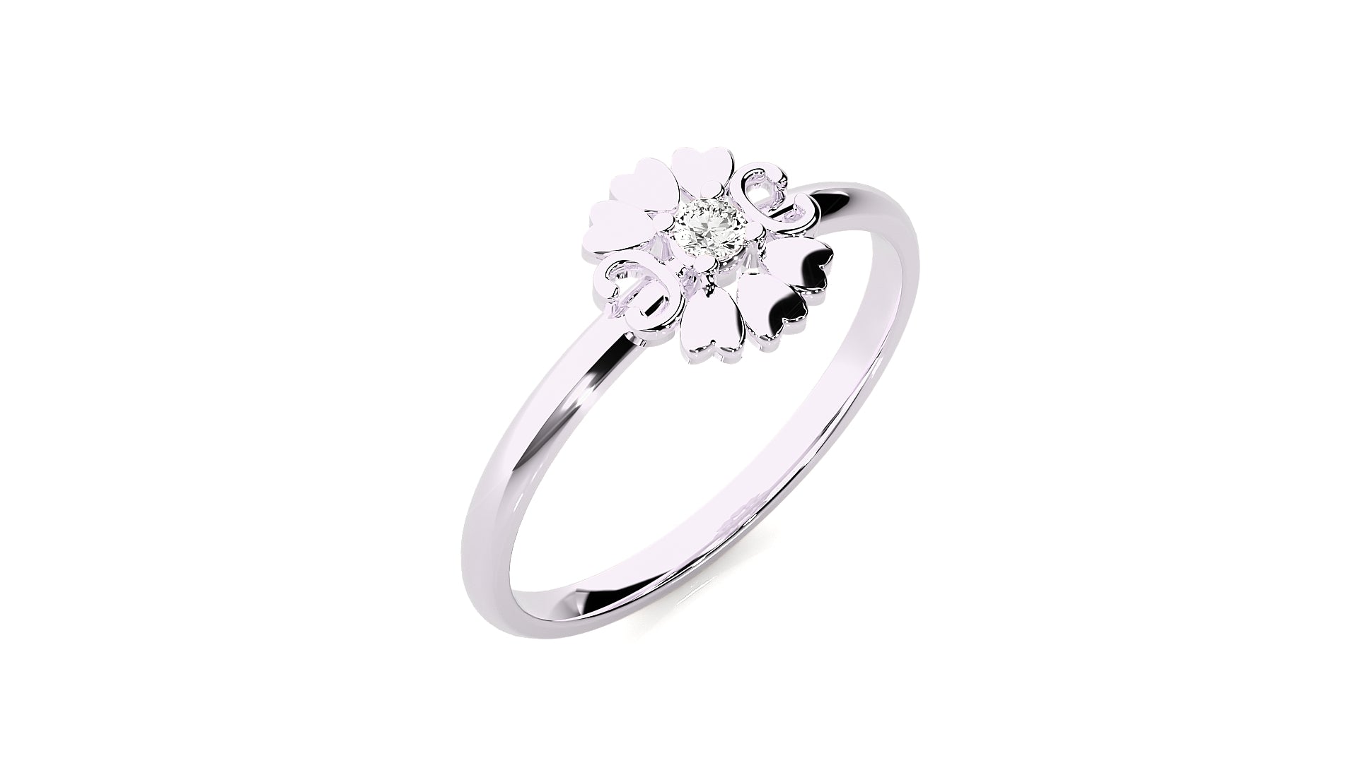 White Gold Ring