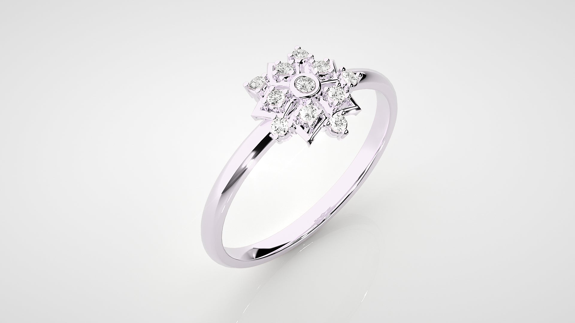White Gold Ring