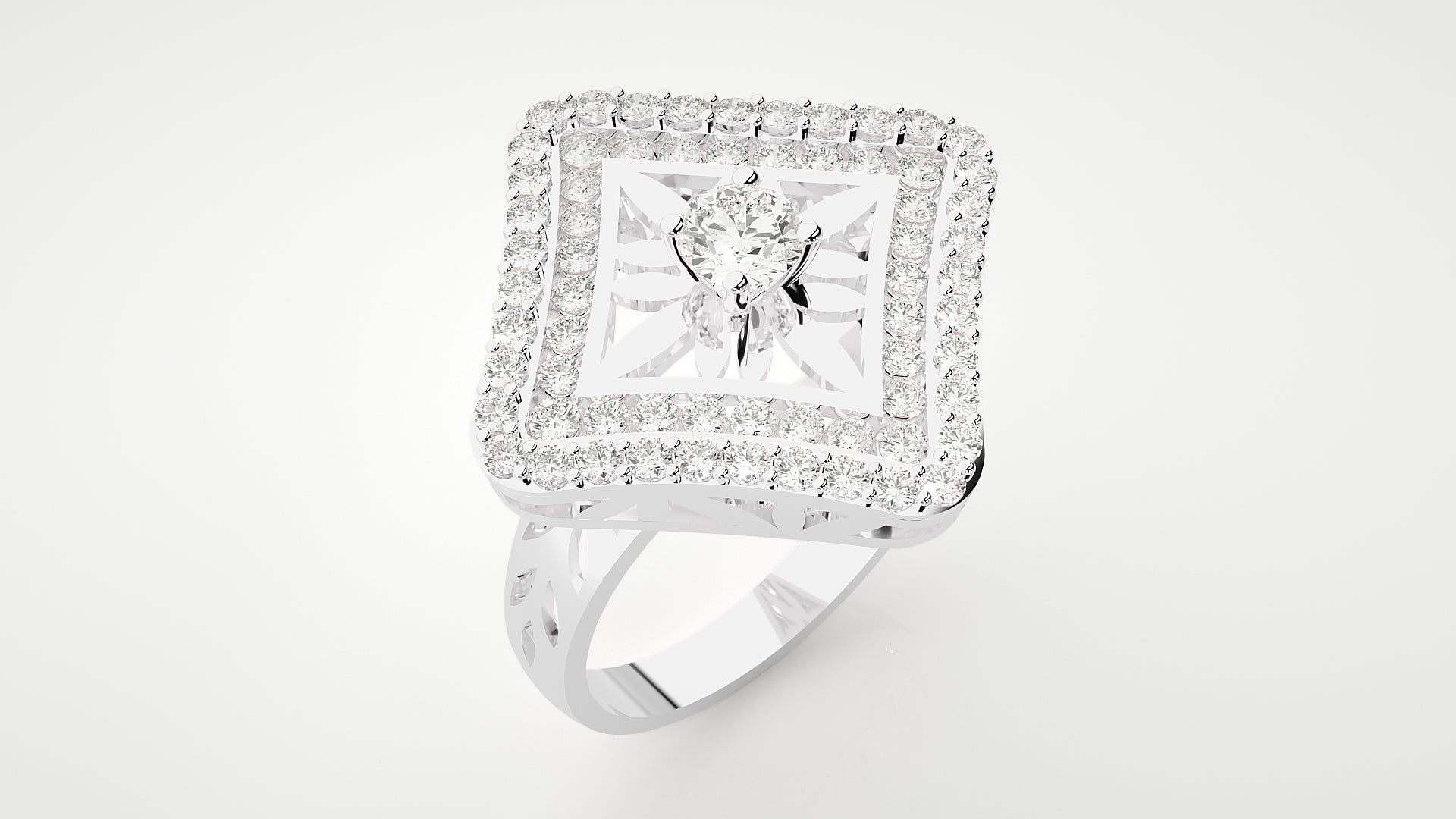 White Gold Ring