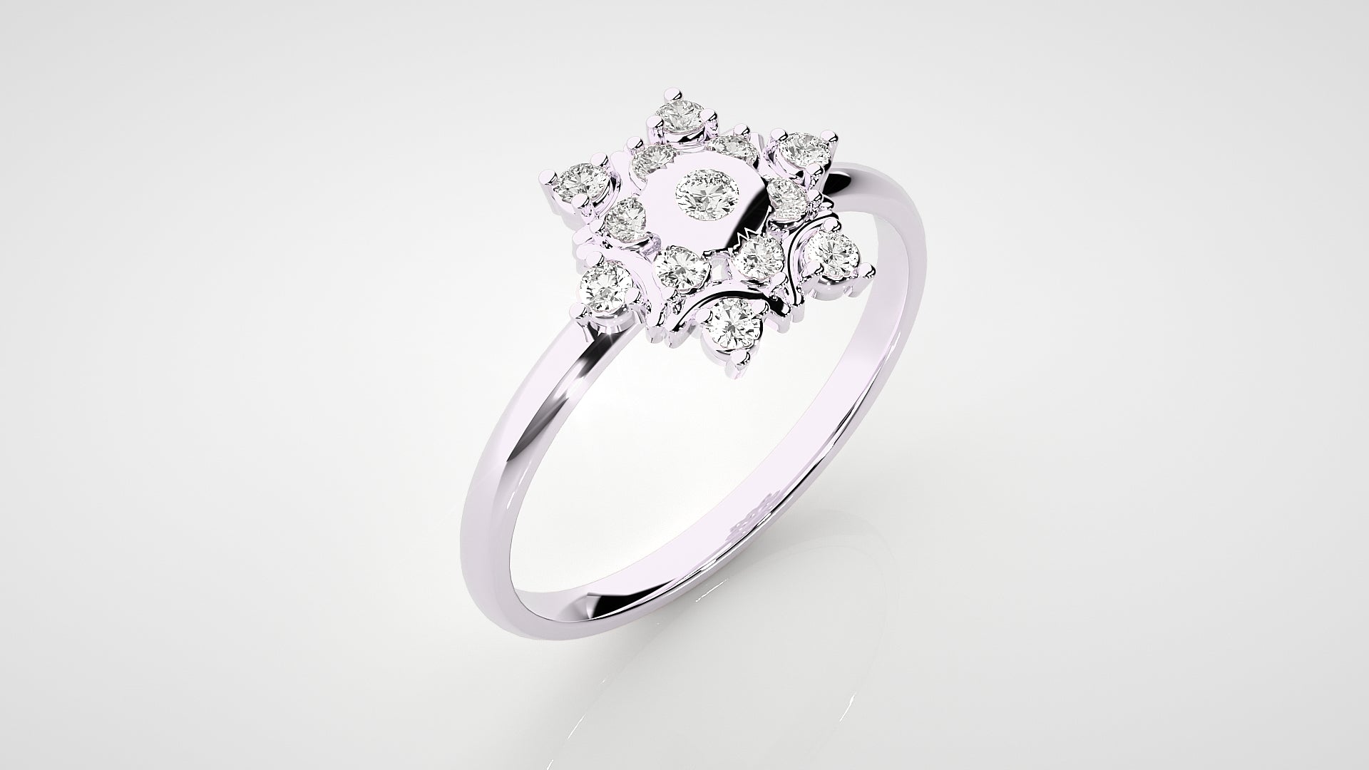 White Gold Ring