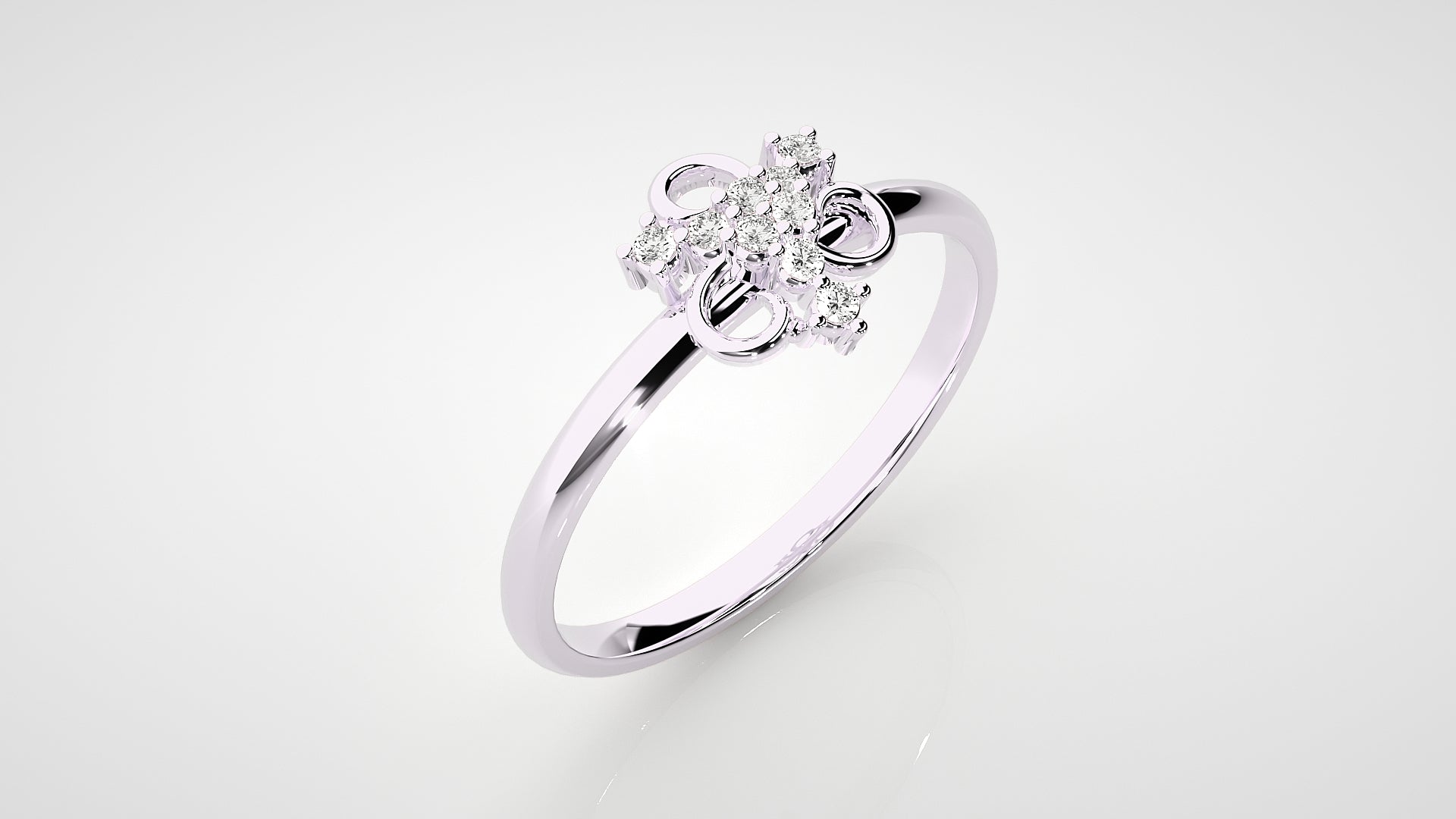 White Gold Ring