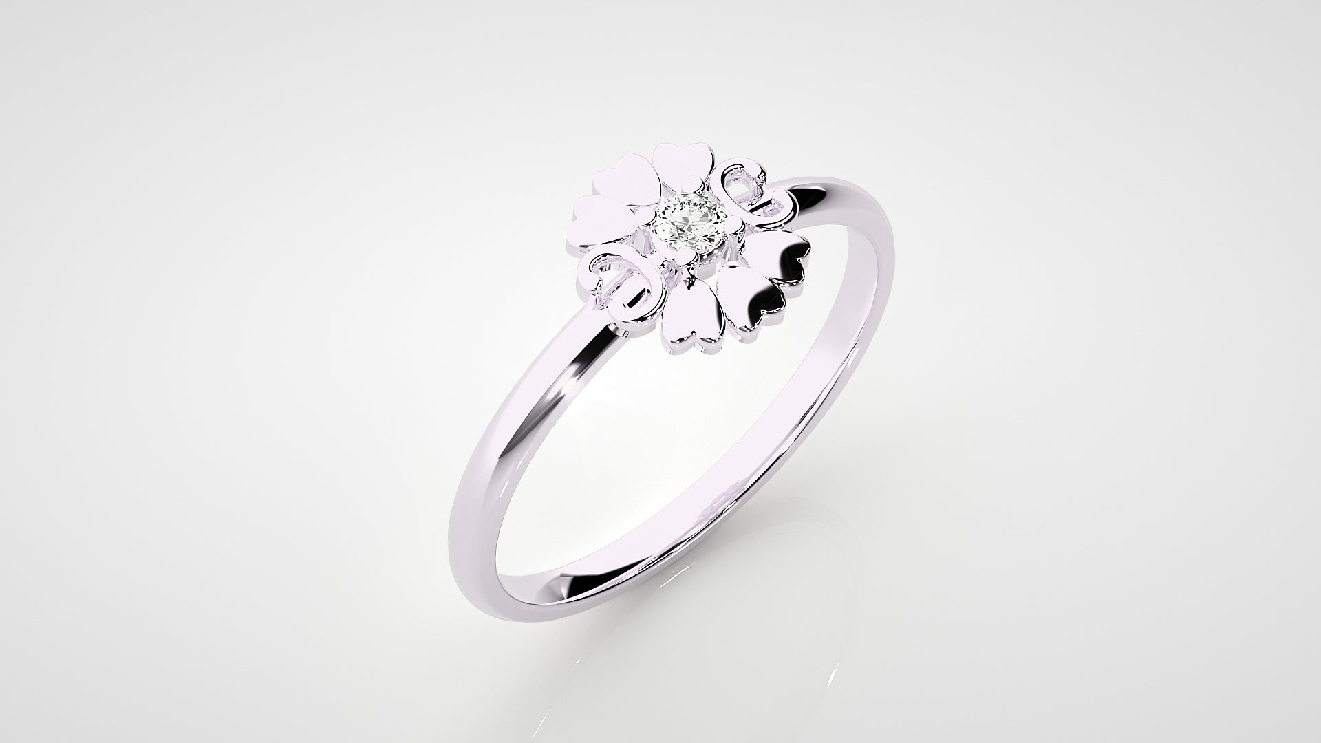 White Gold Ring
