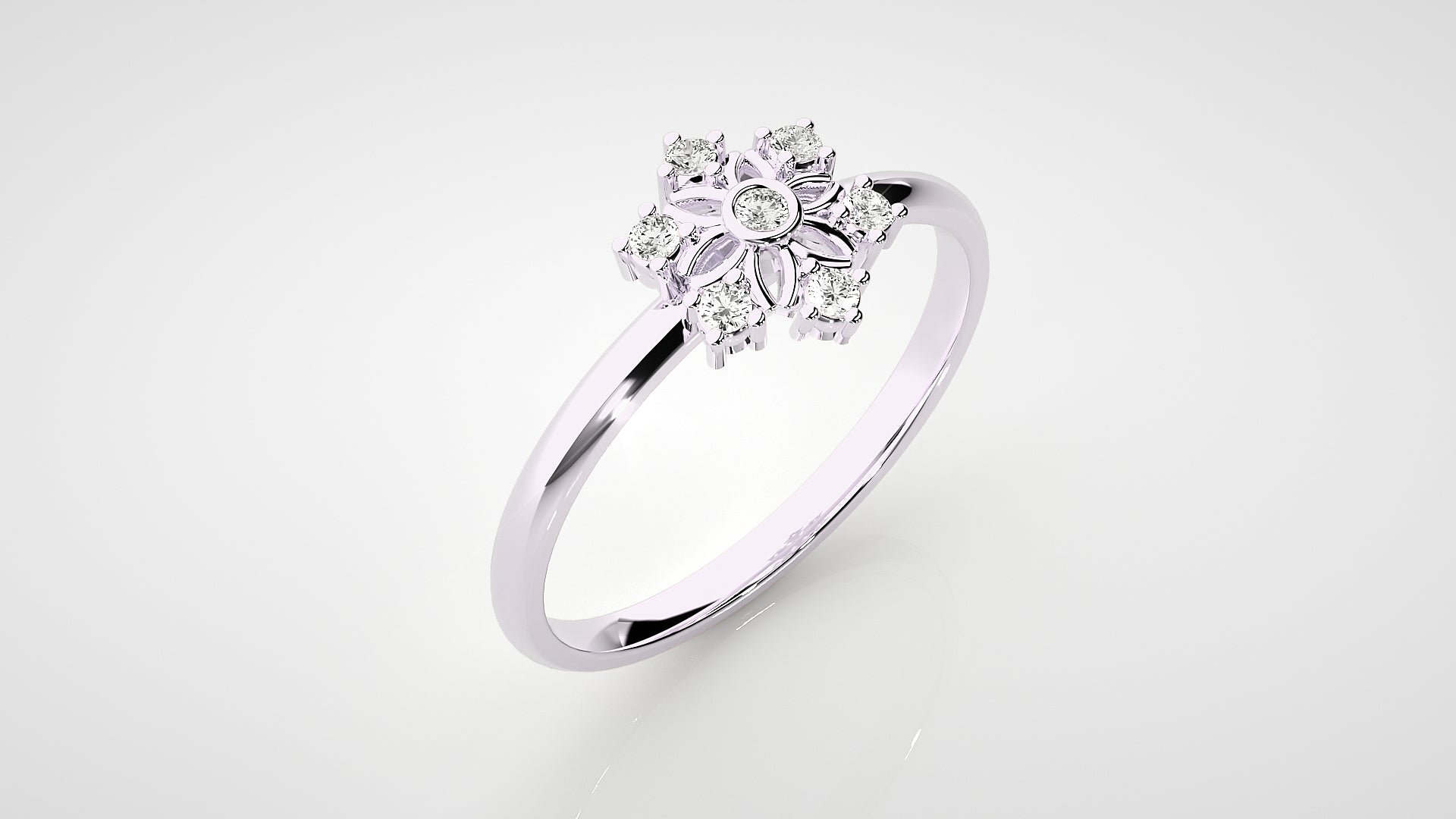 White Gold Ring