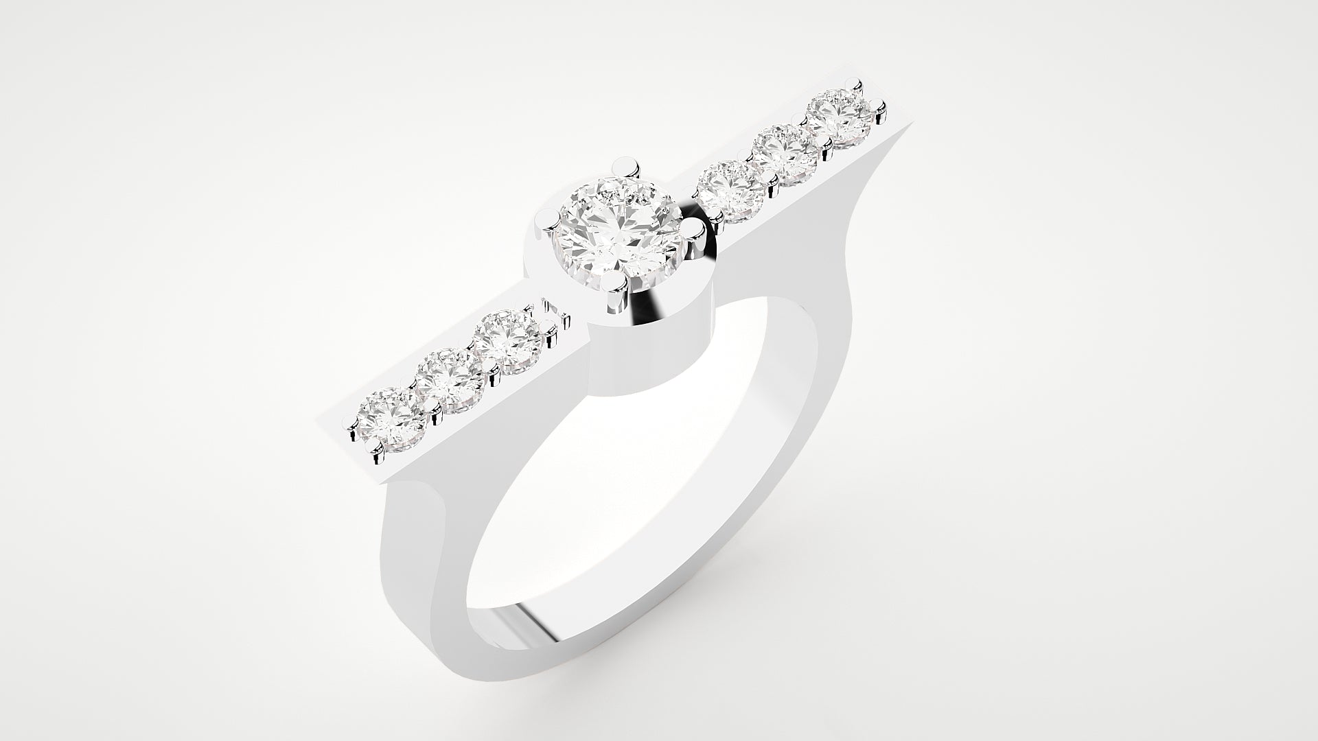 White Gold Ring