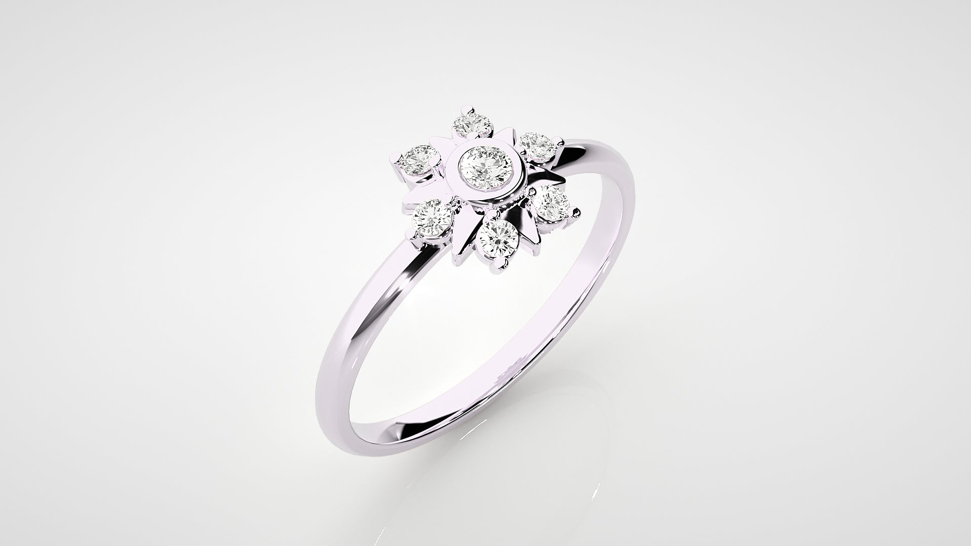 White Gold Ring