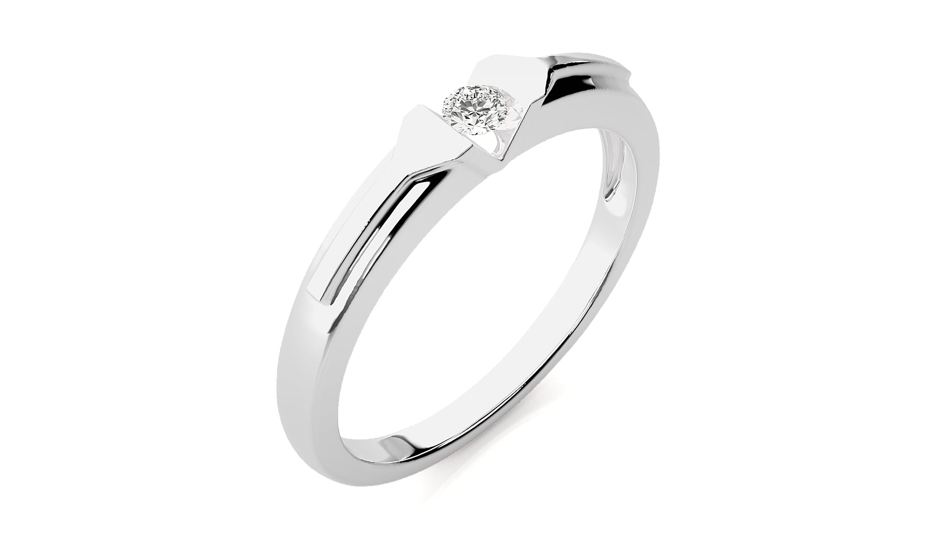 White Gold Ring