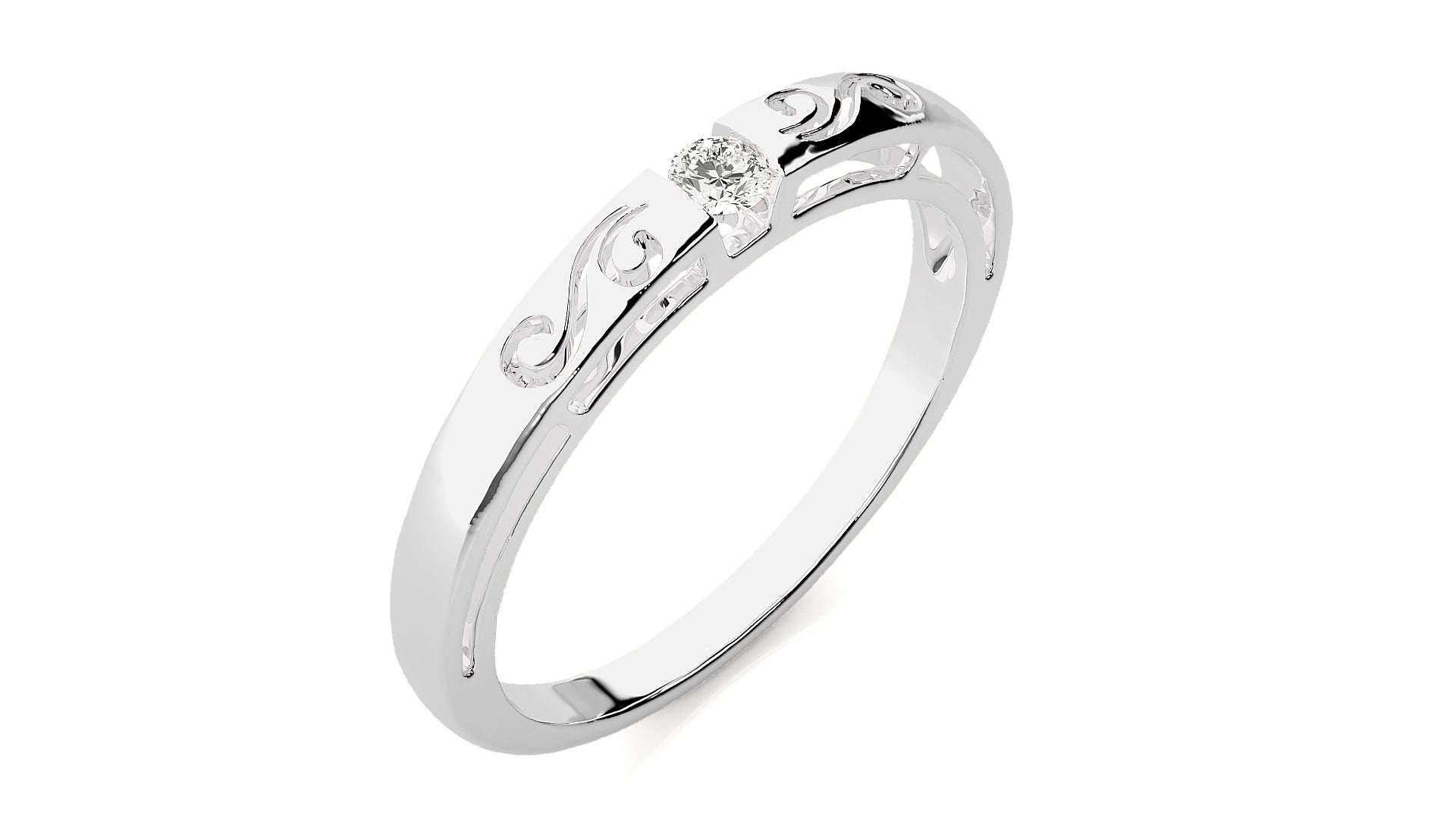 White Gold Ring