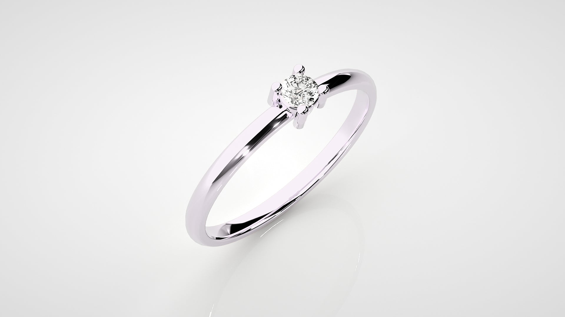 White Gold Ring