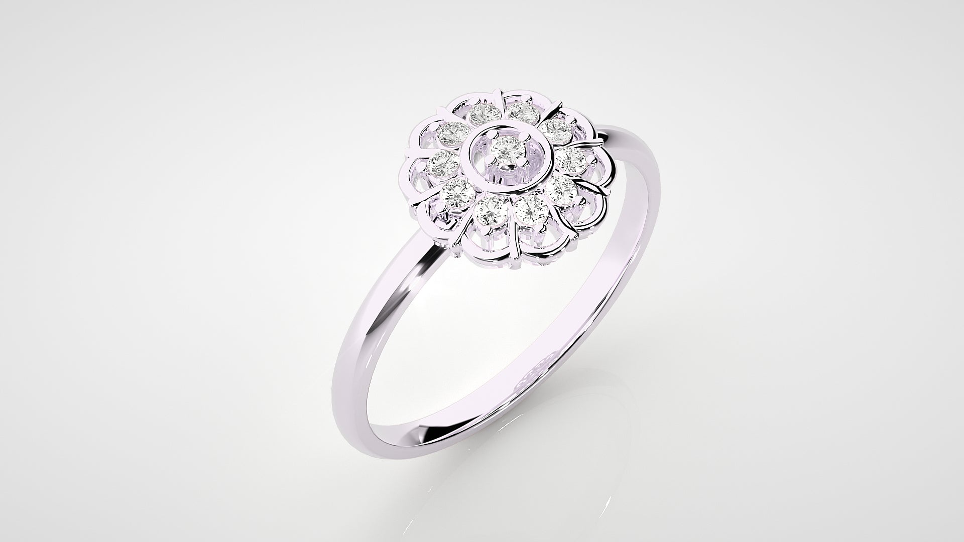 White Gold Ring