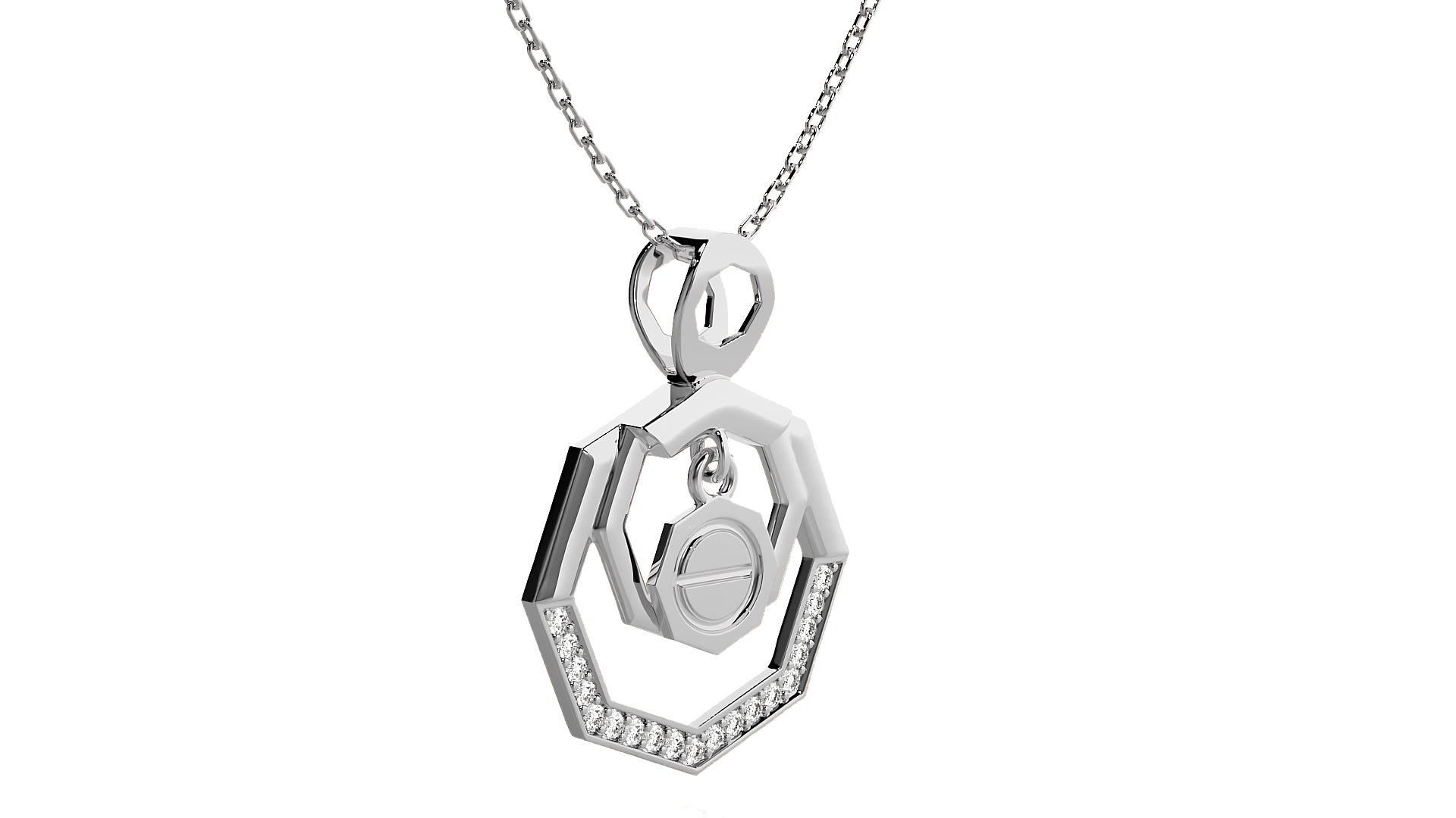 White Gold Pendant