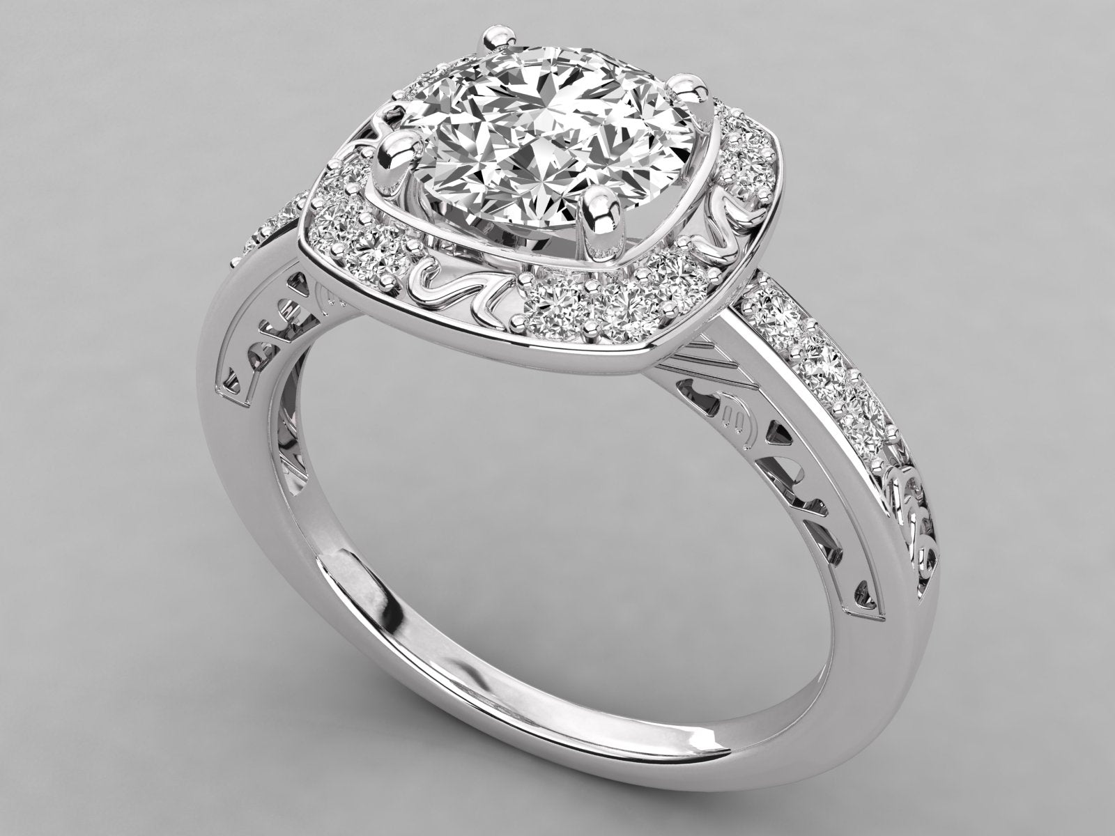 White Gold Ring