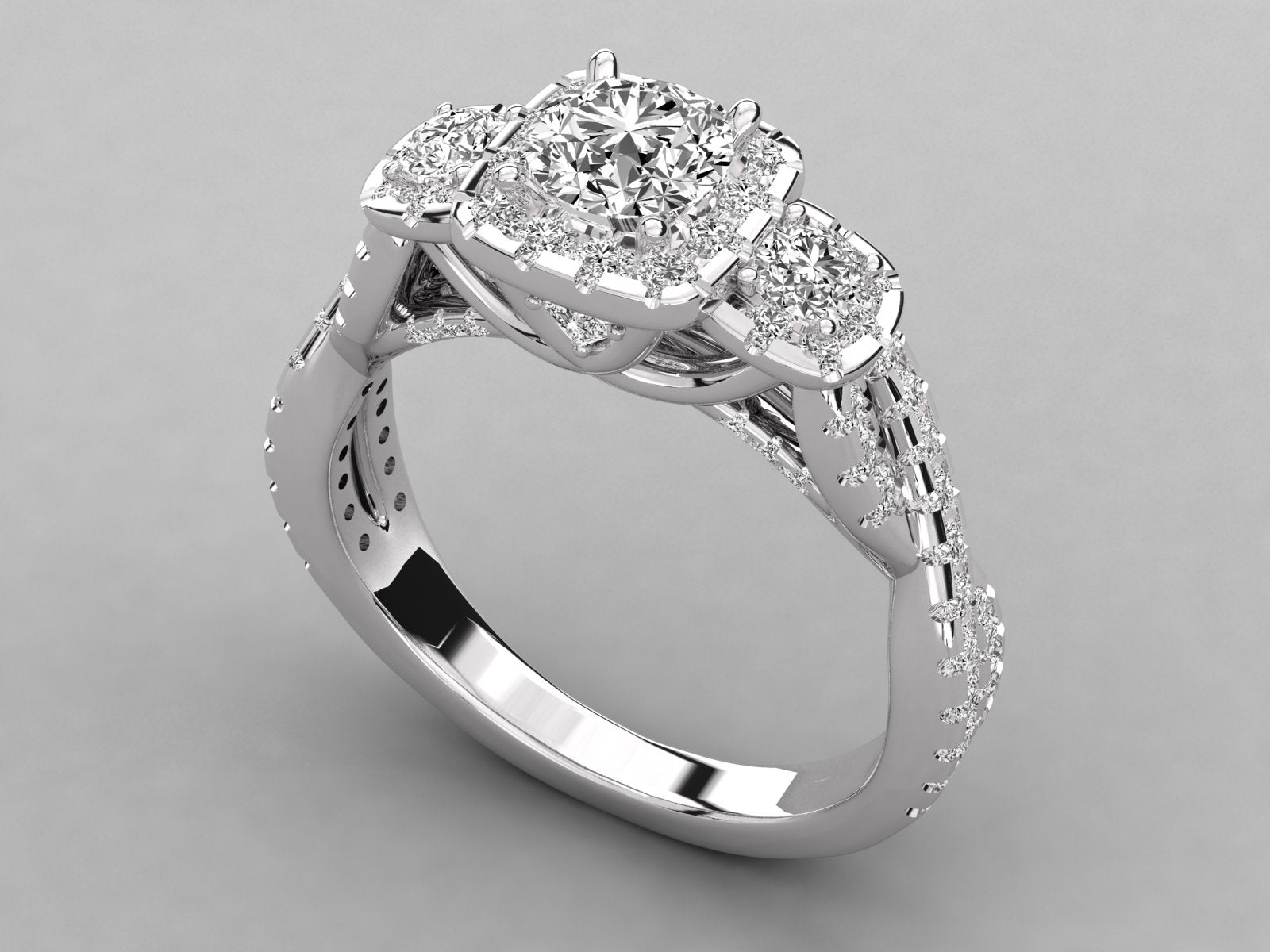 White Gold Ring