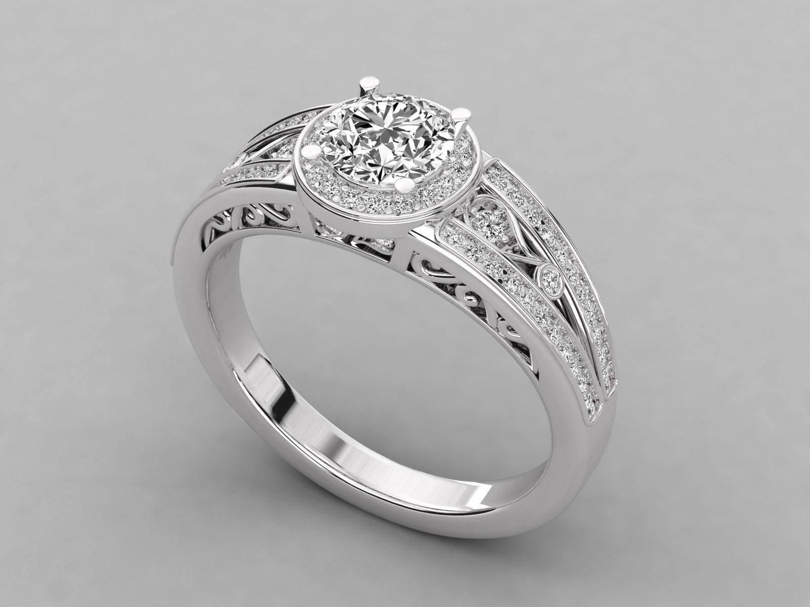 White Gold Ring