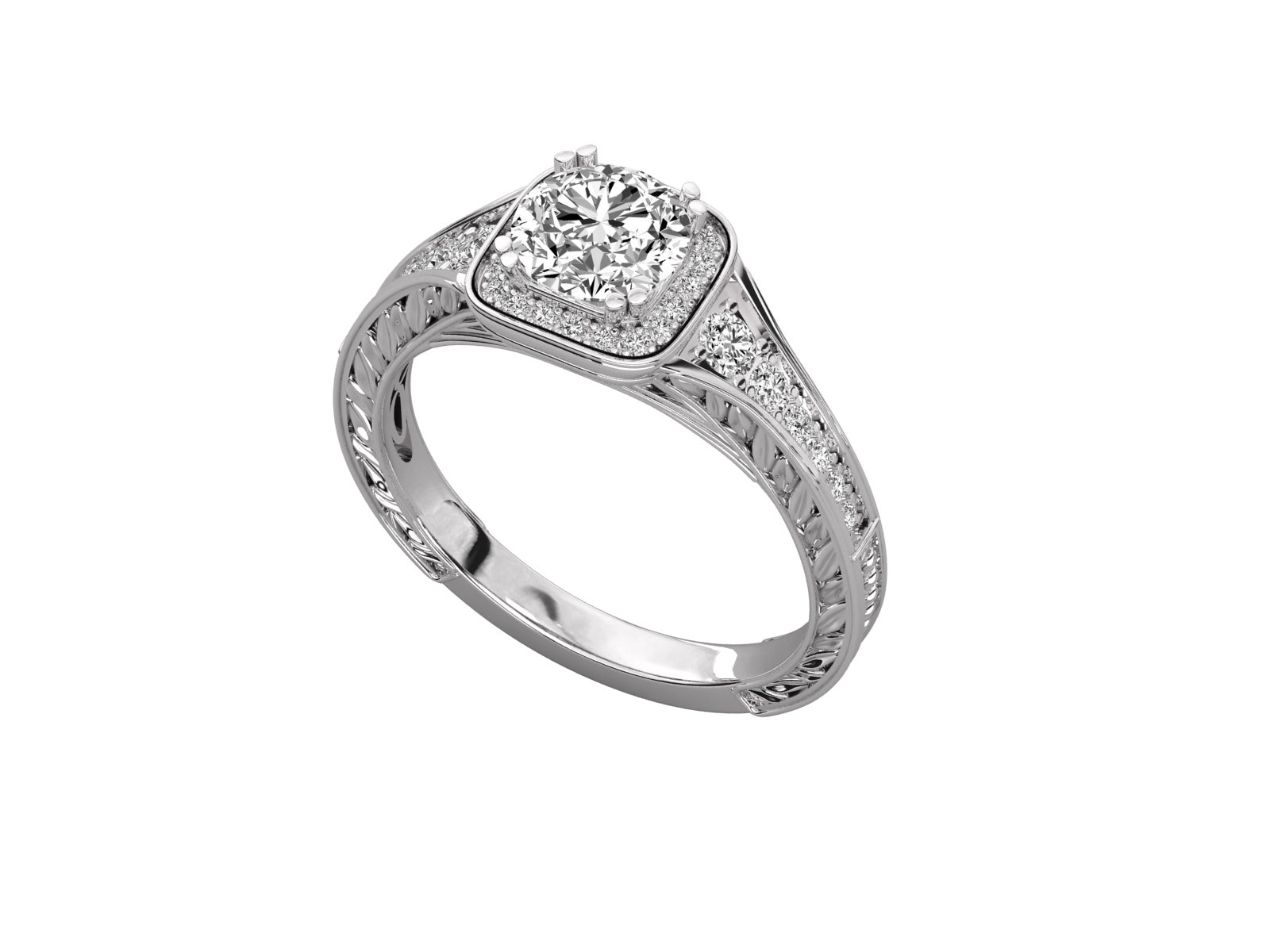 White Gold Ring