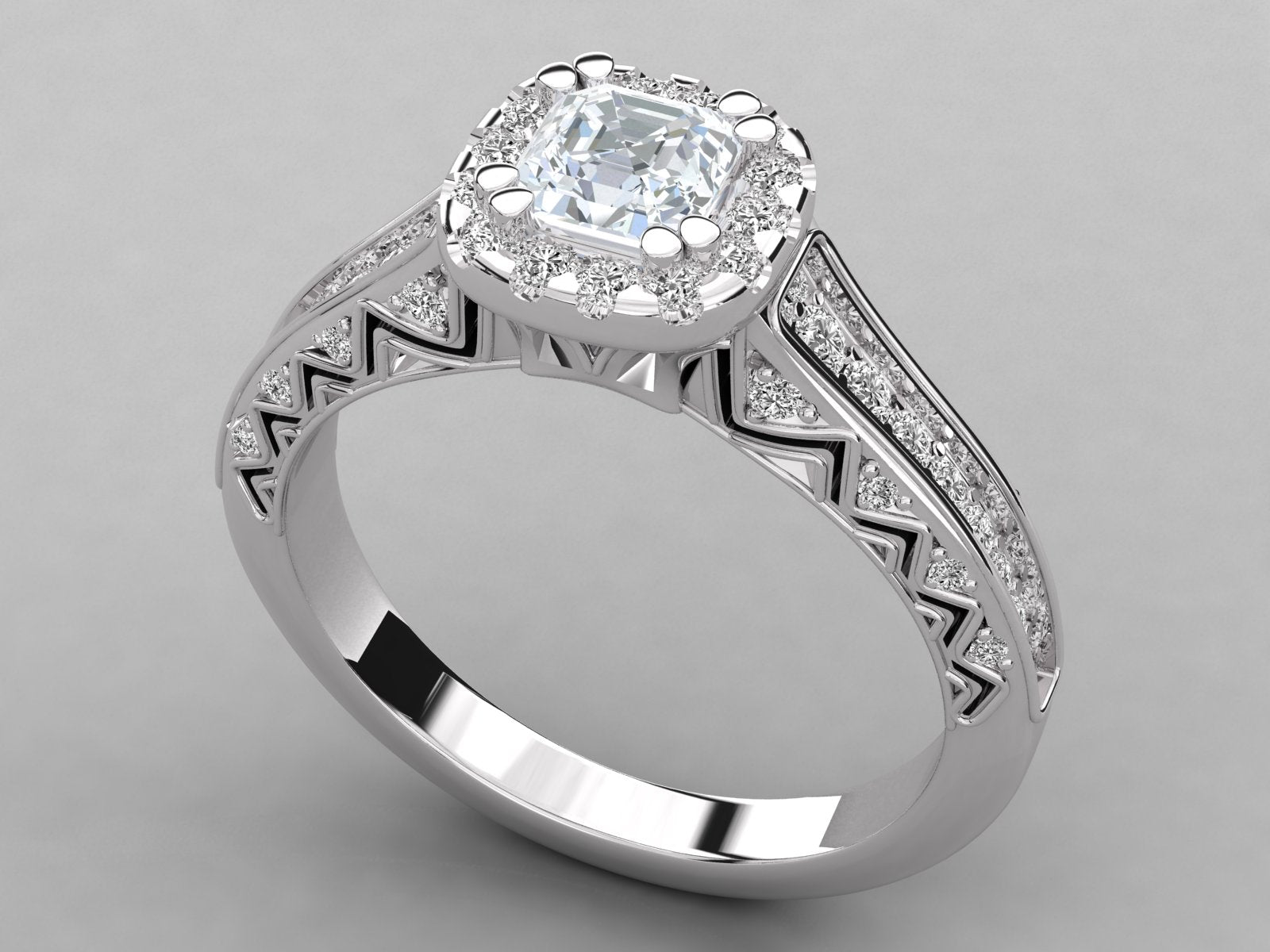 White Gold Ring