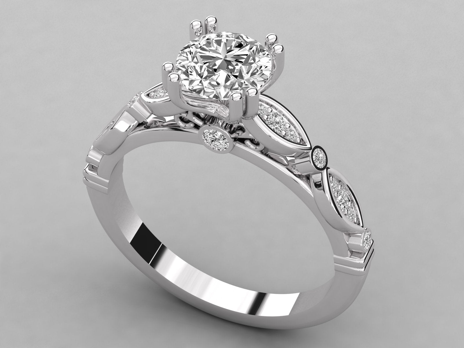 White Gold Ring
