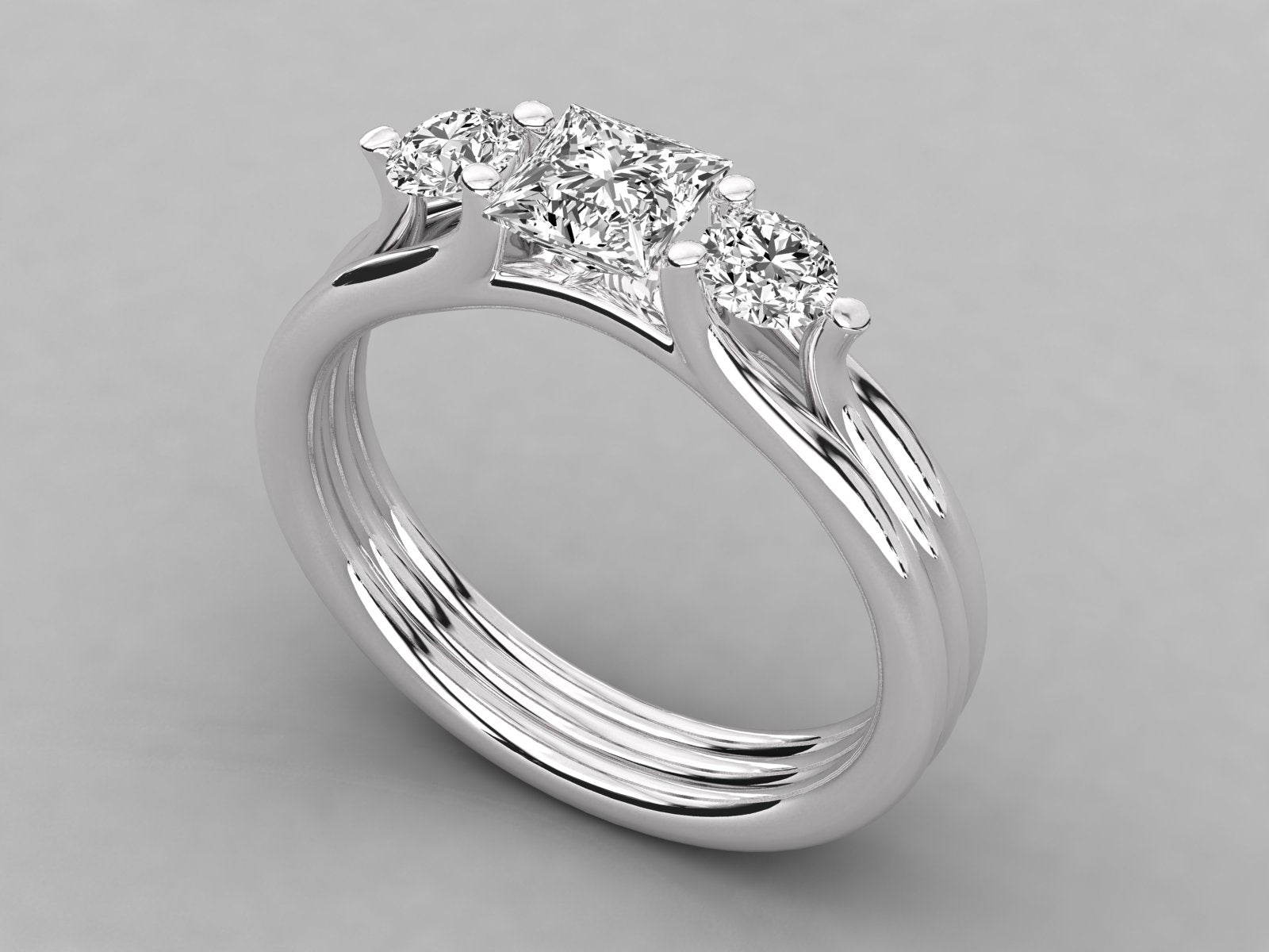 White Gold Ring