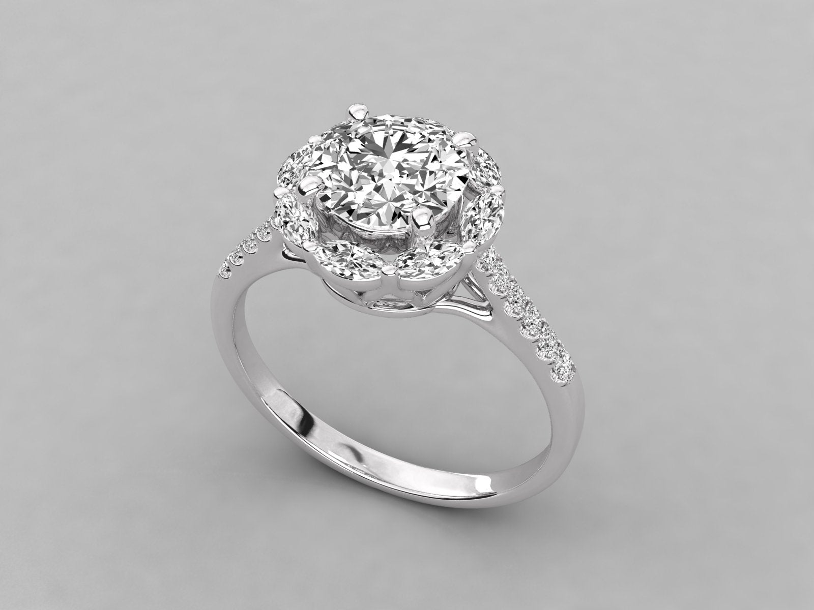White Gold Ring