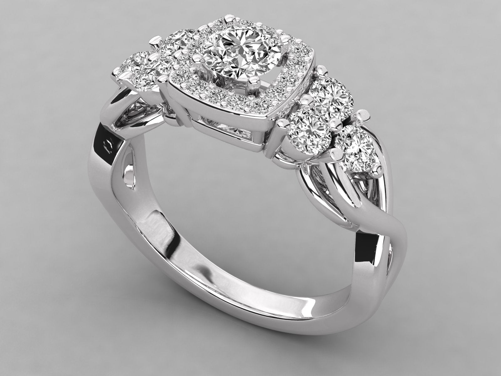 White Gold Ring