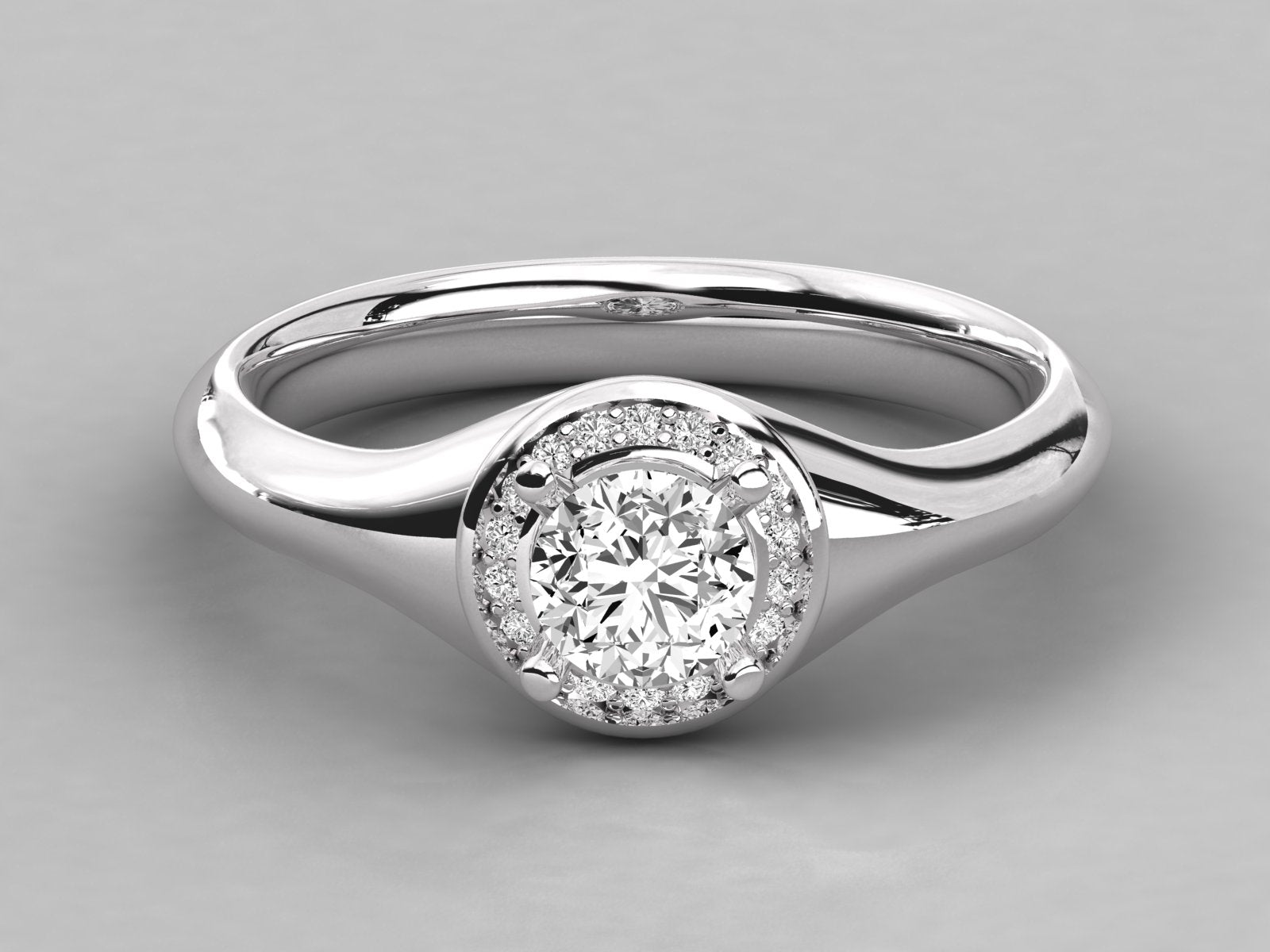White Gold Ring