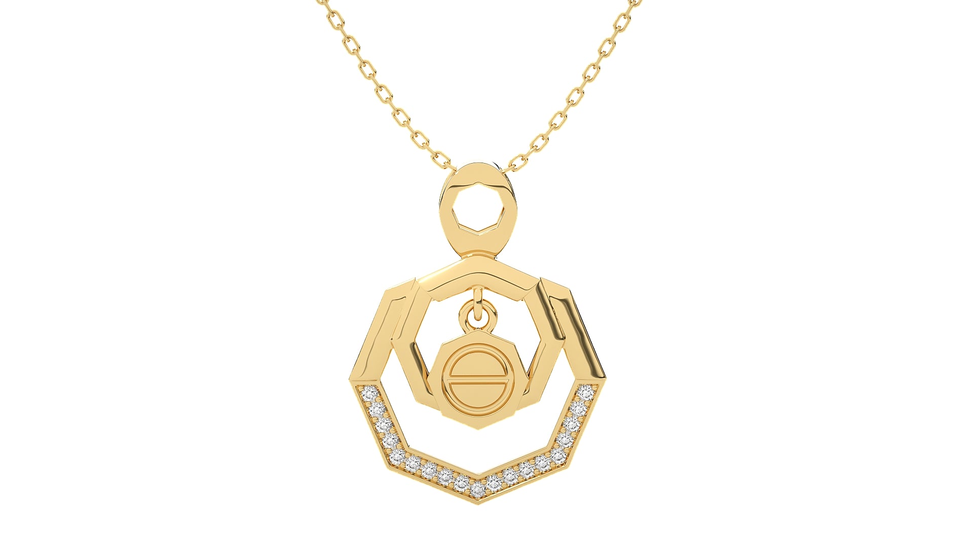 Yellow Gold Pendant