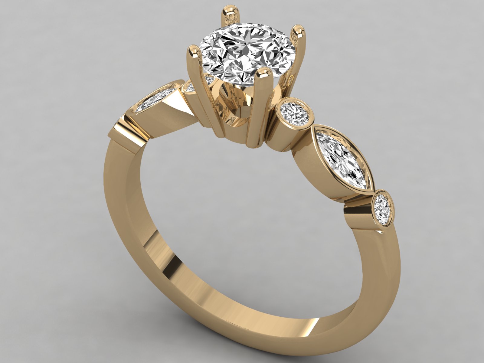 Yellow Gold Ring