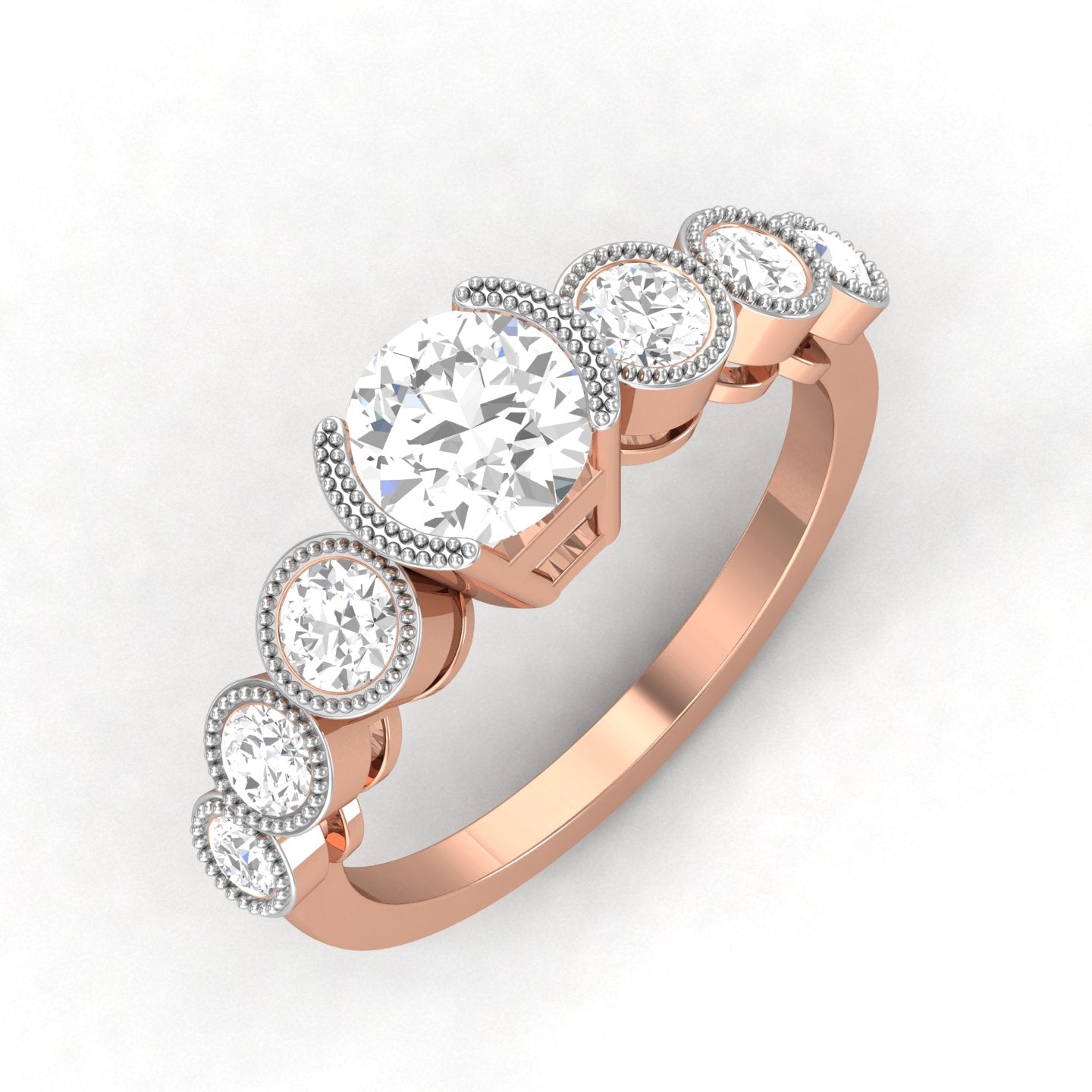 Rose Gold Plated Sterling Silver Ring