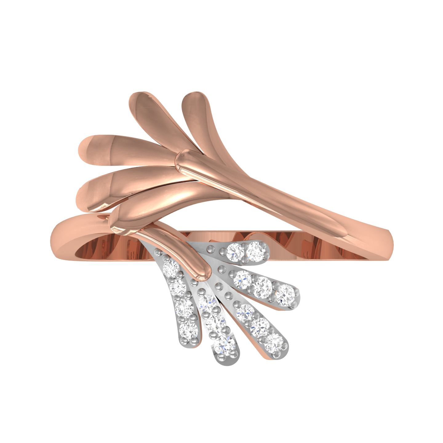 Rose Gold Plated Sterling Silver Ring