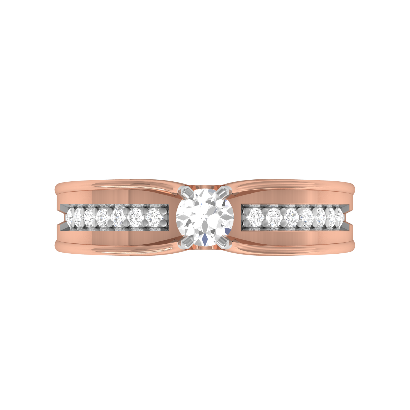 Rose Gold Plated Sterling Silver Ring
