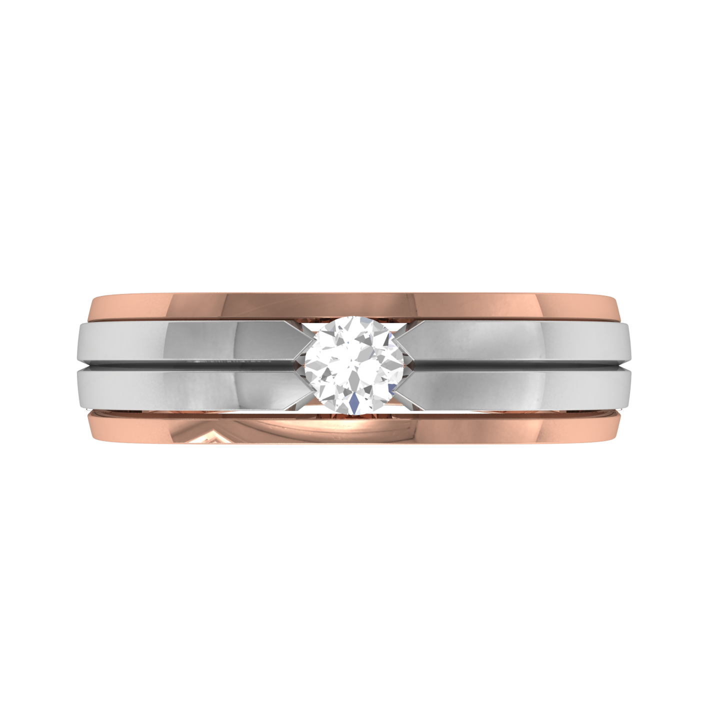 Rose Gold Plated Sterling Silver Ring