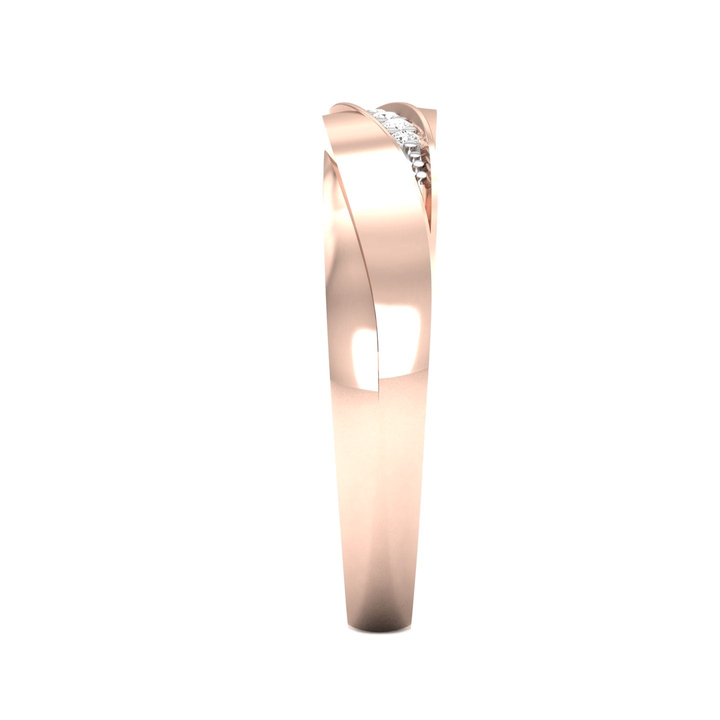 Rose Gold Plated Sterling Silver Ring