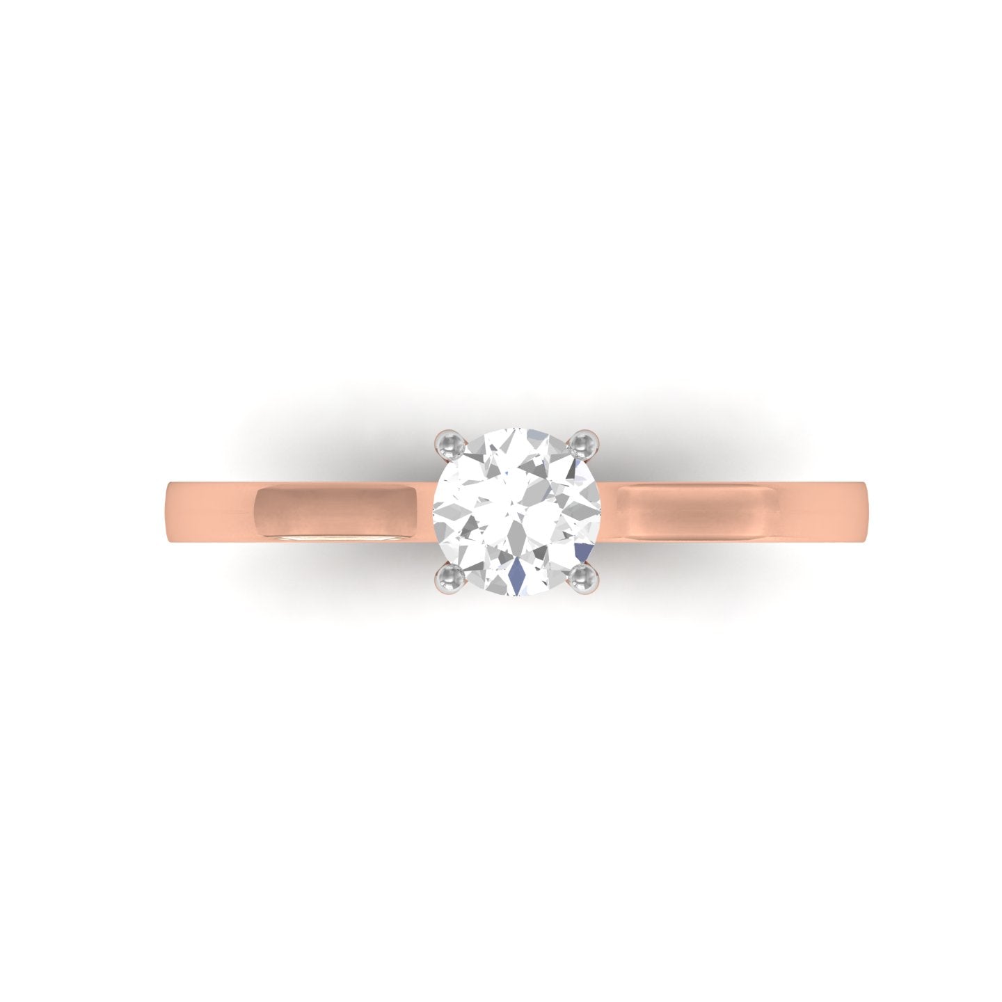 Rose Gold Plated Sterling Silver Ring
