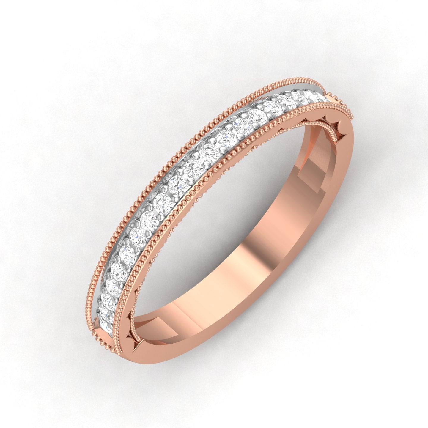 Rose Gold Plated Sterling Silver Ring