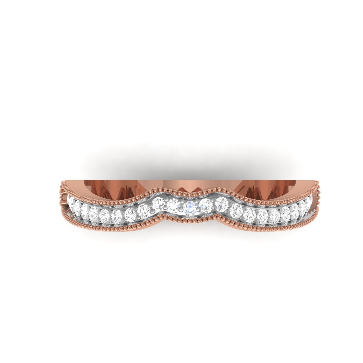 Rose Gold Plated Sterling Silver Ring