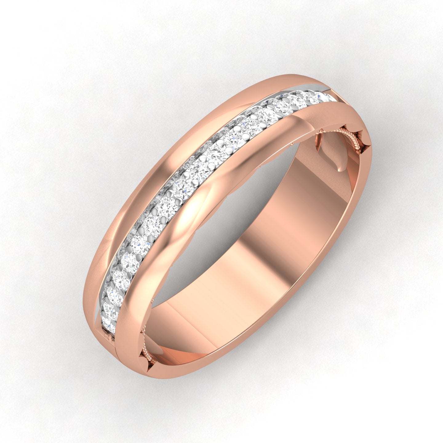 Rose Gold Plated Sterling Silver Ring