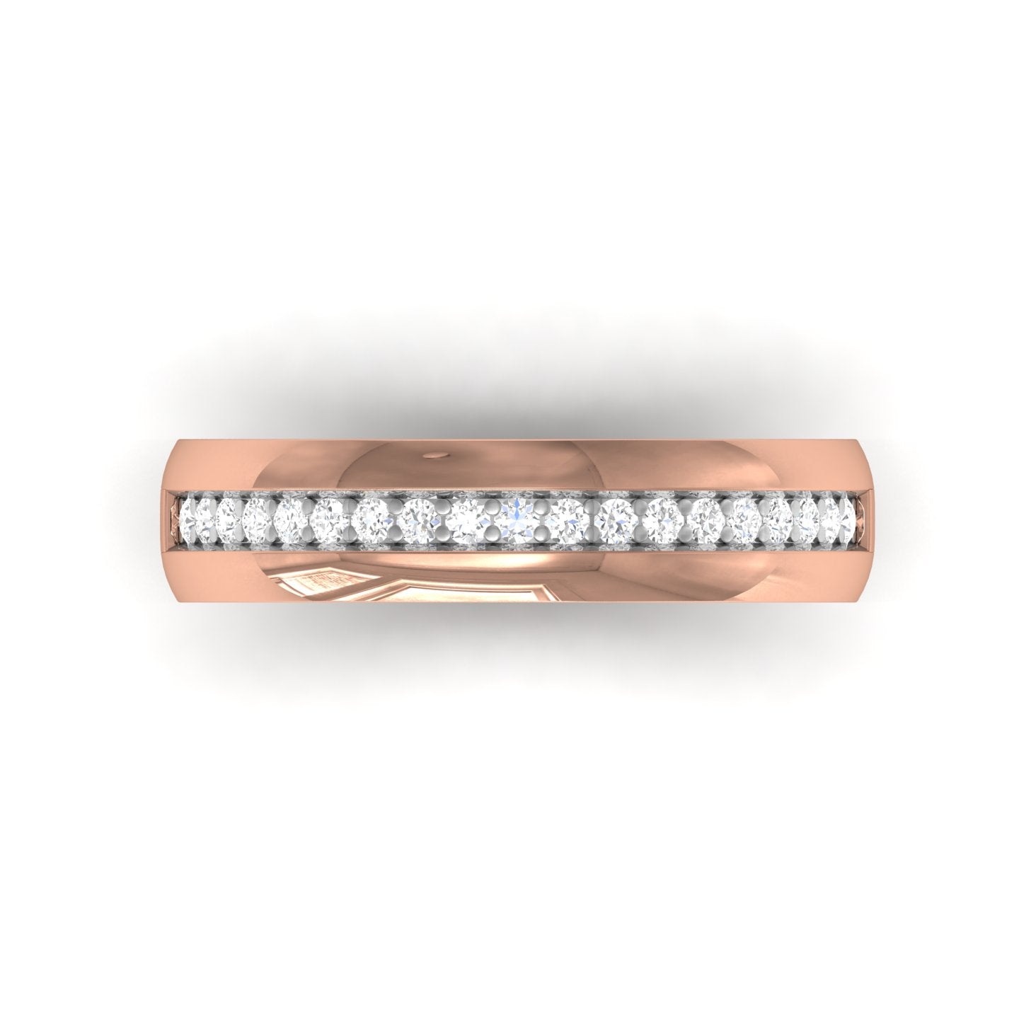 Rose Gold Plated Sterling Silver Ring