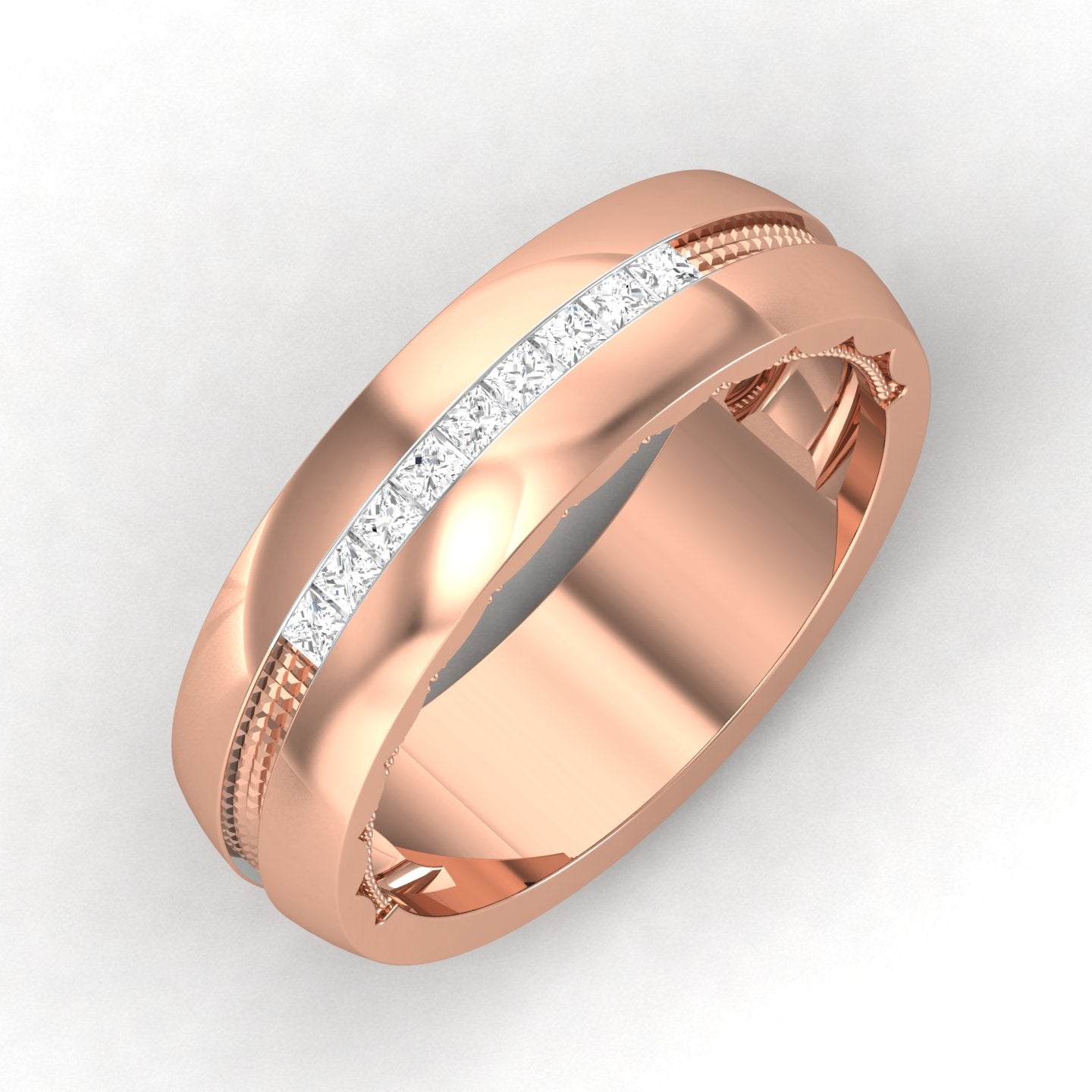 Rose Gold Plated Sterling Silver Ring
