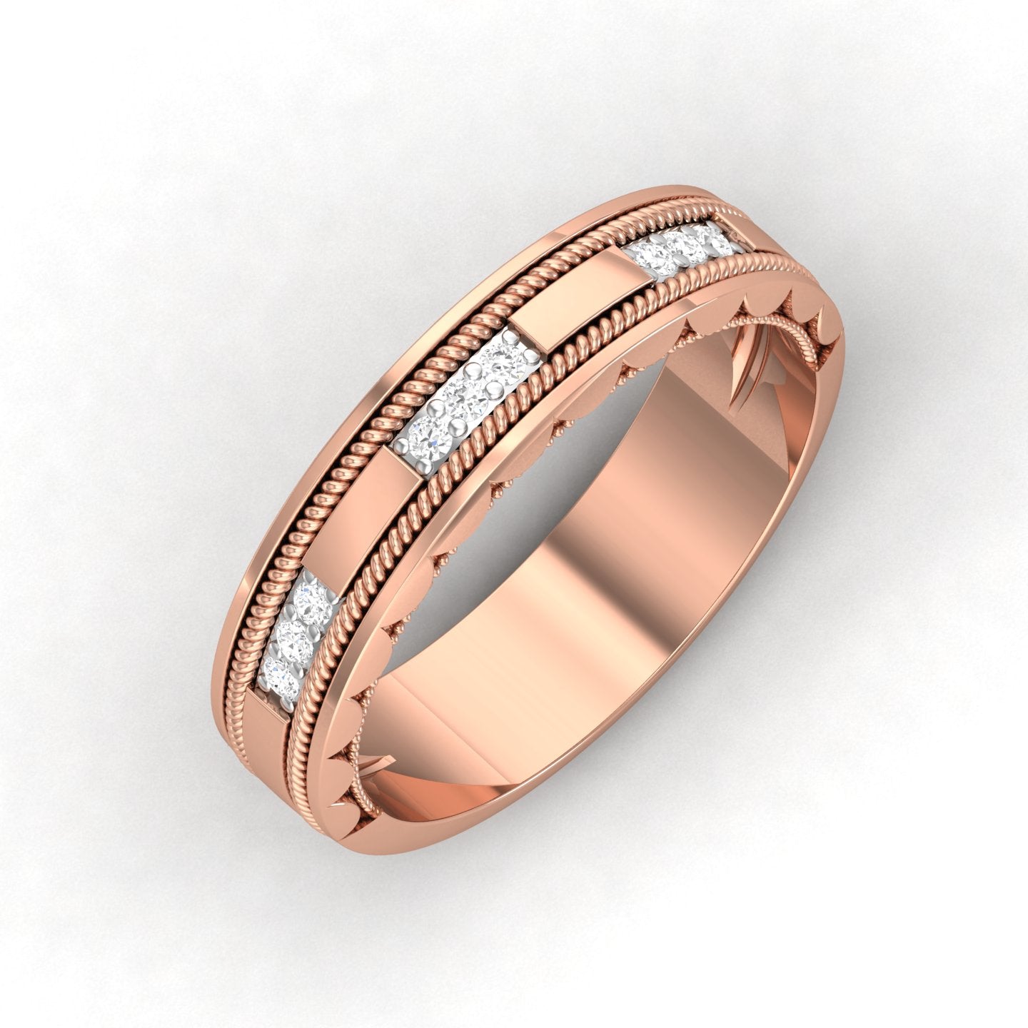 Rose Gold Plated Sterling Silver Ring