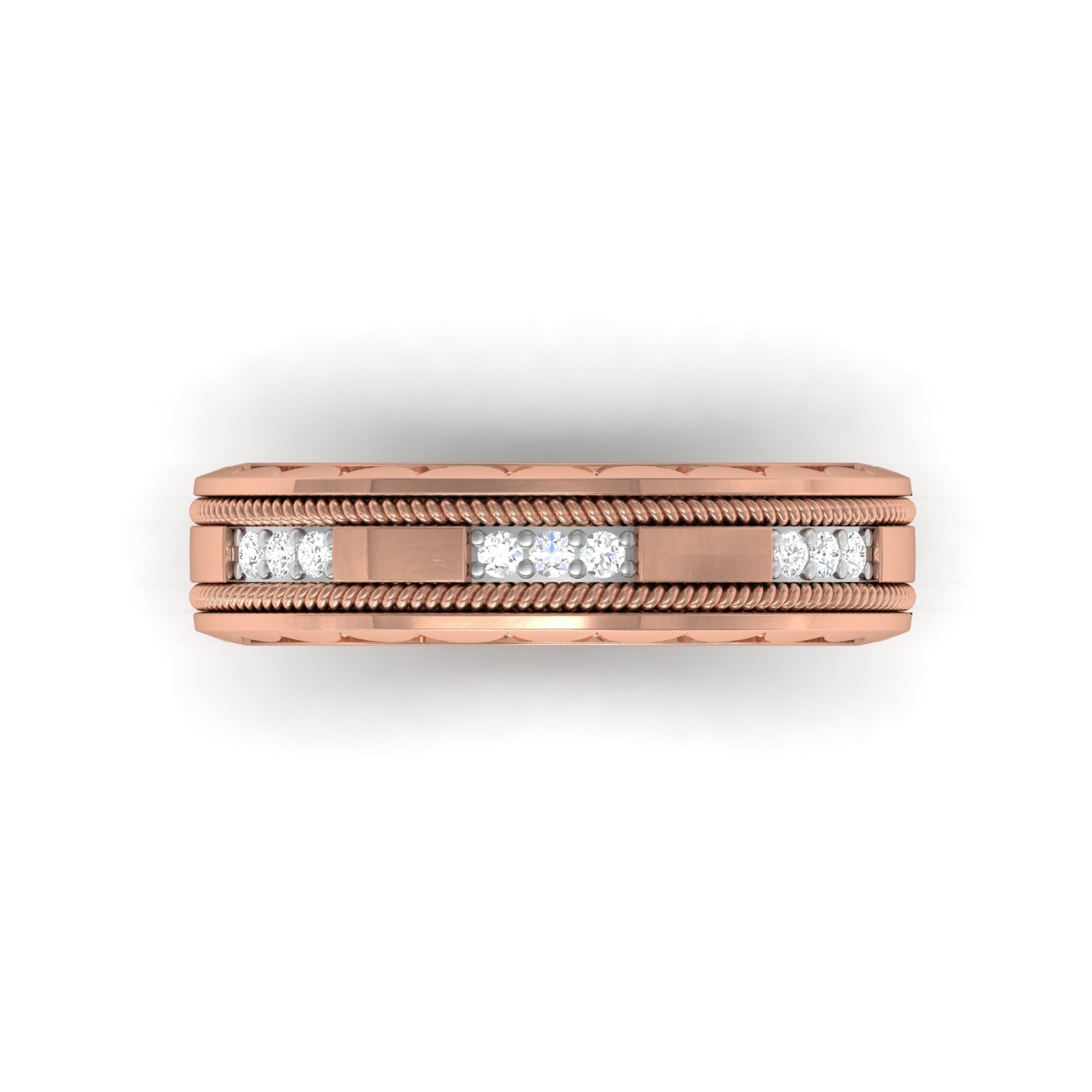 Rose Gold Plated Sterling Silver Ring