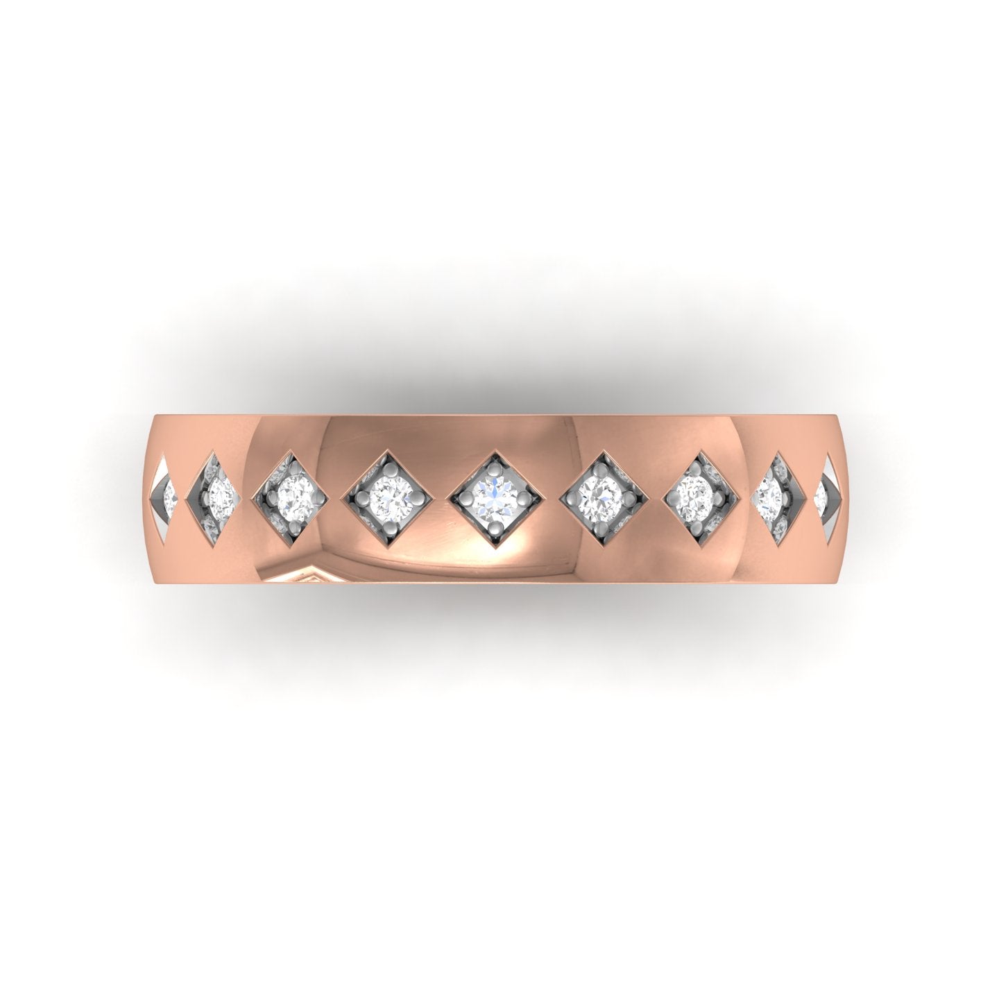Rose Gold Plated Sterling Silver Ring