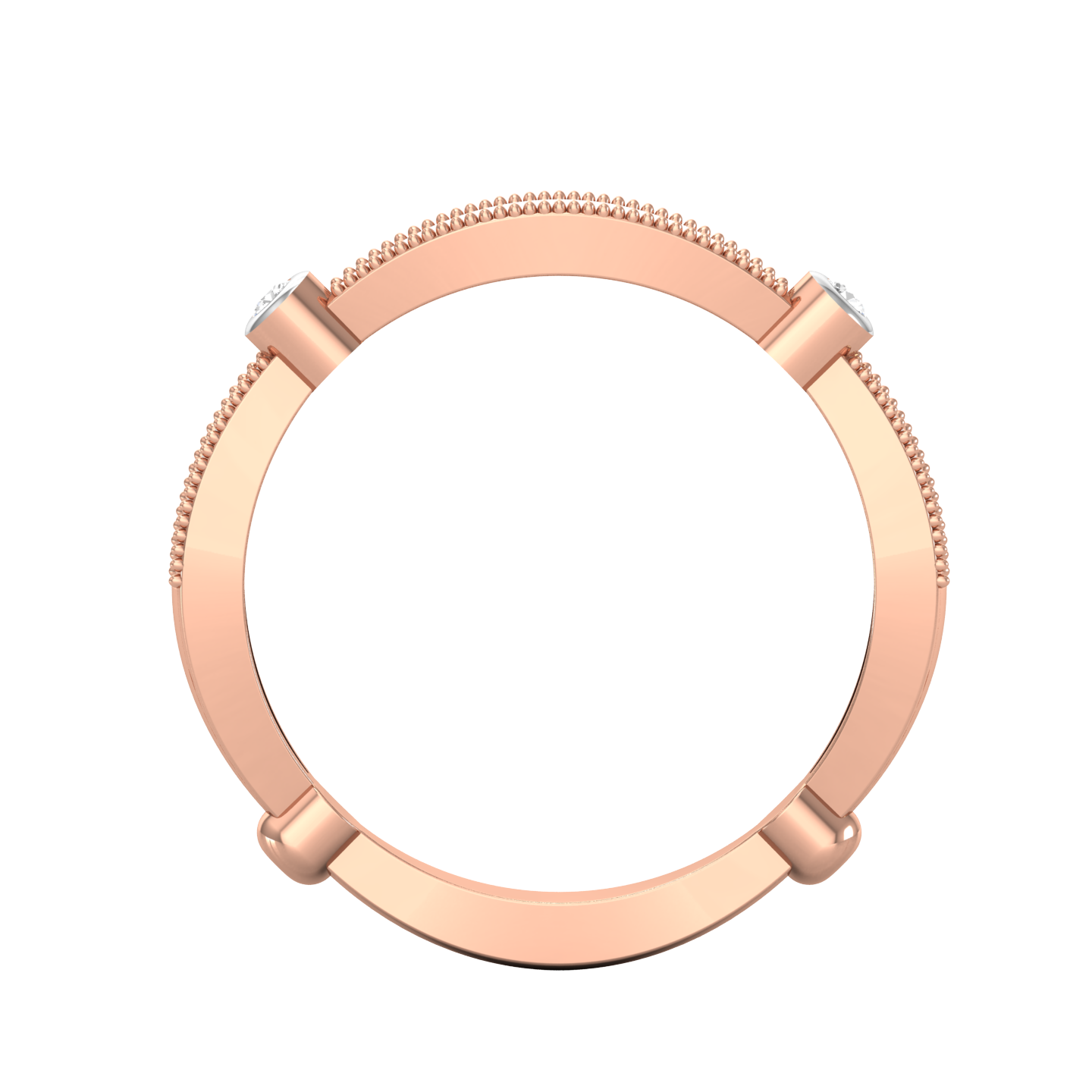 Rose Gold Plated Sterling Silver Ring