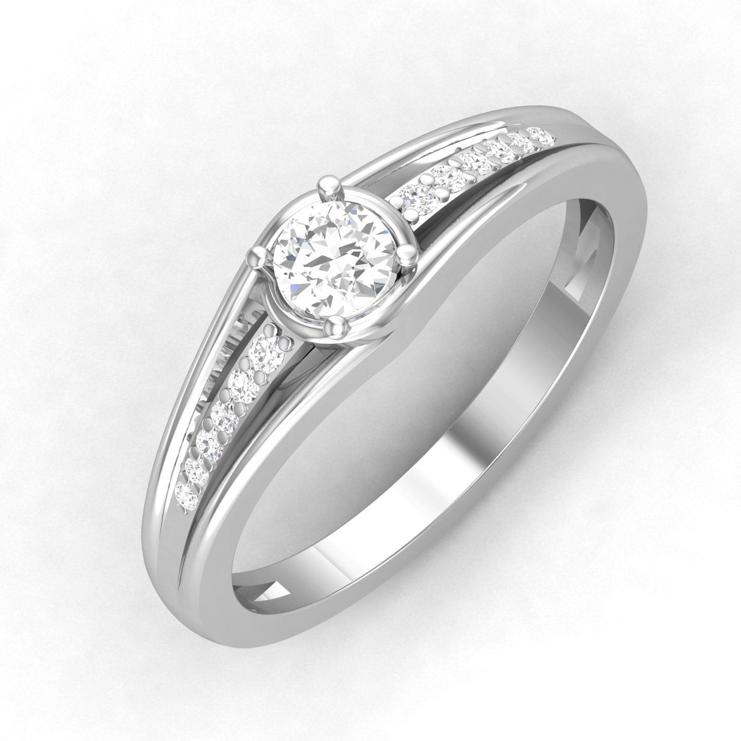 White Gold Ring