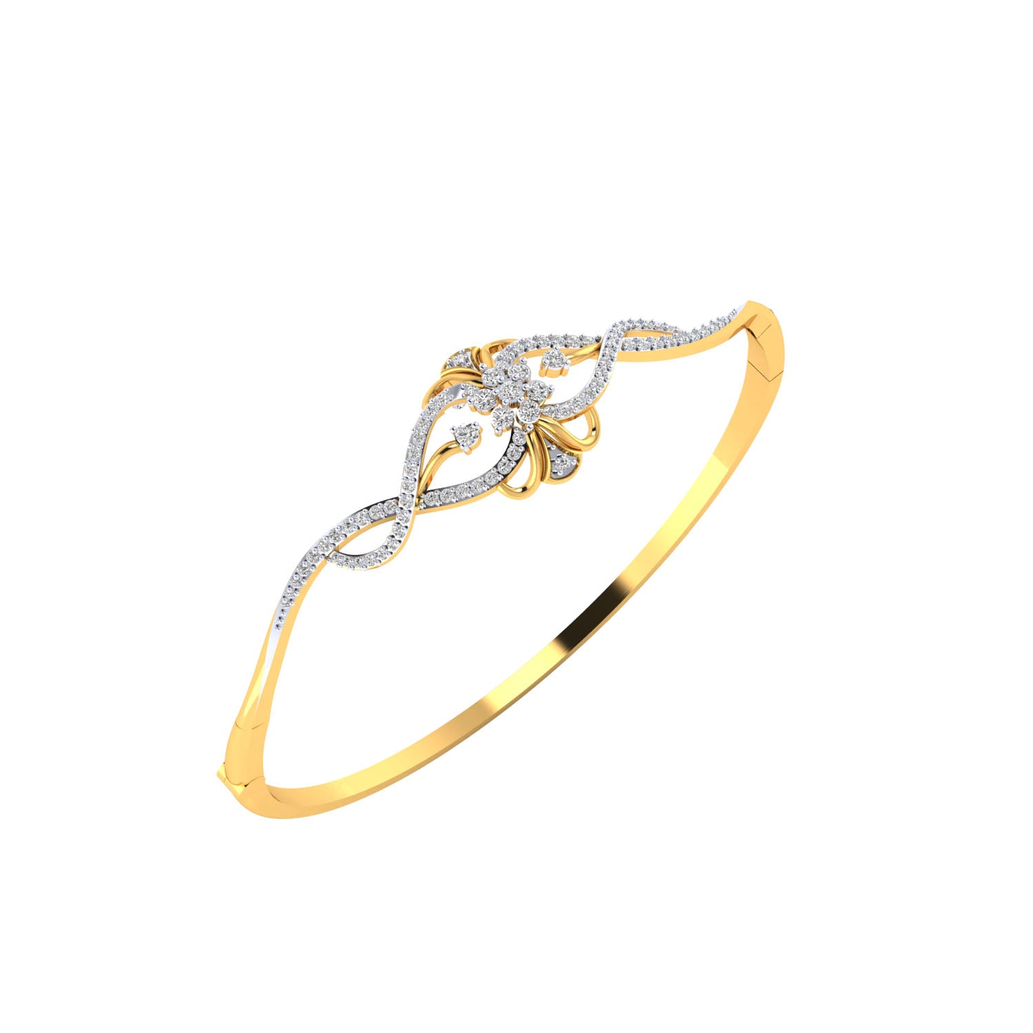 Yellow Gold Plated Sterling Silver Ring