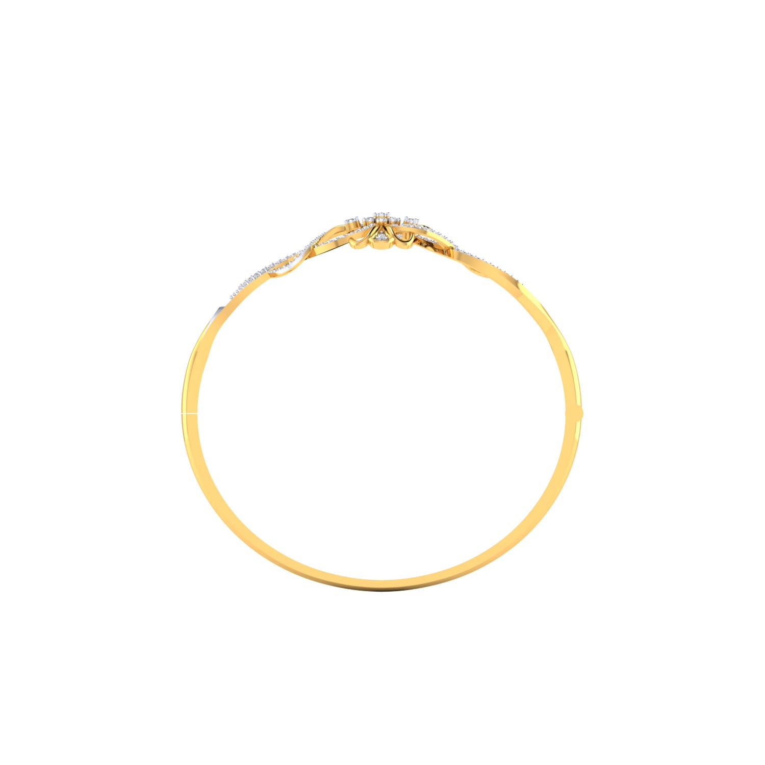 Yellow Gold Plated Sterling Silver Ring