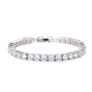 Swiss Tennis Bracelet - VVS Style Cubic Zirconia